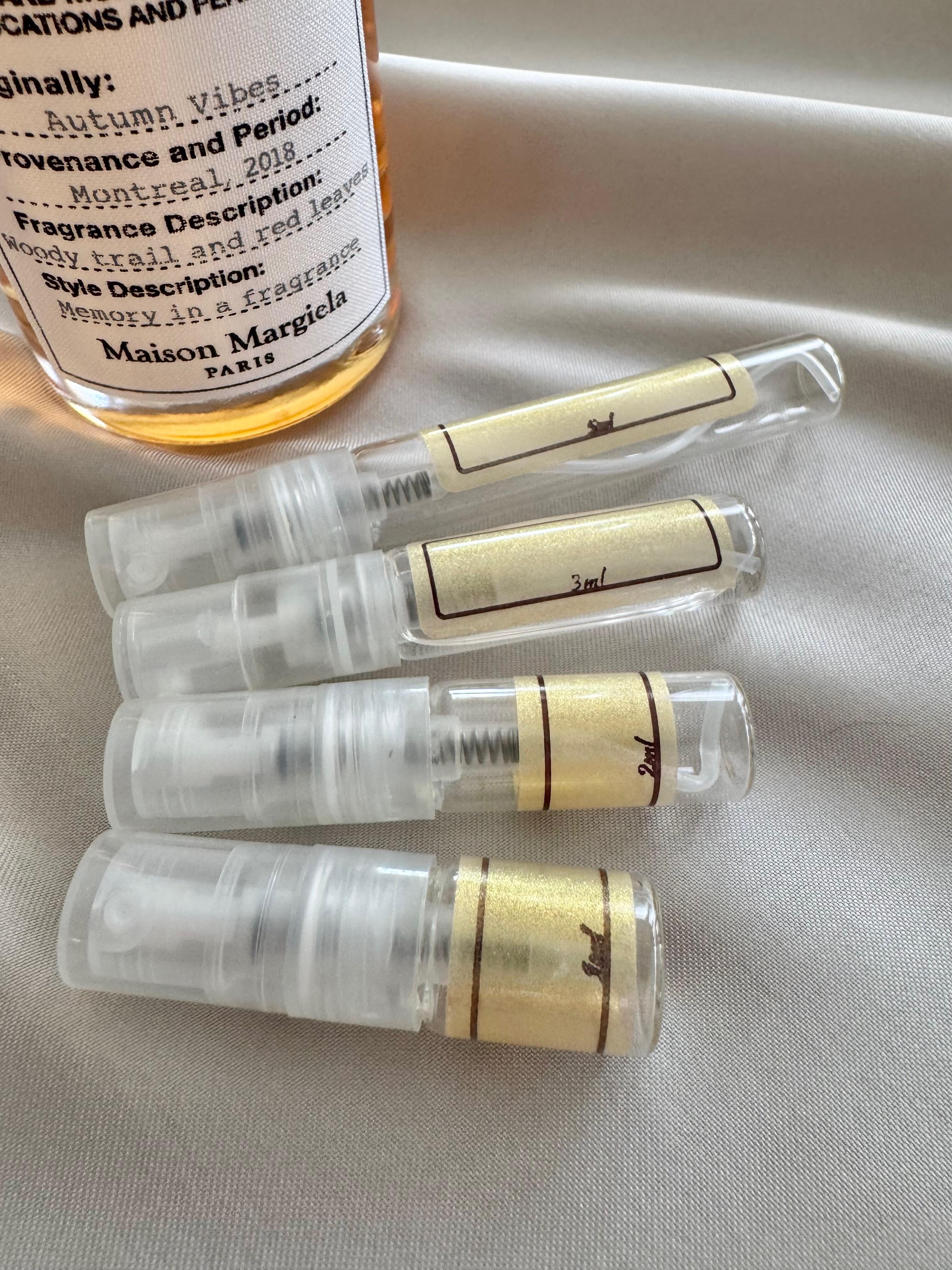 Maison Margiela Autumn Vibes and samples bottles