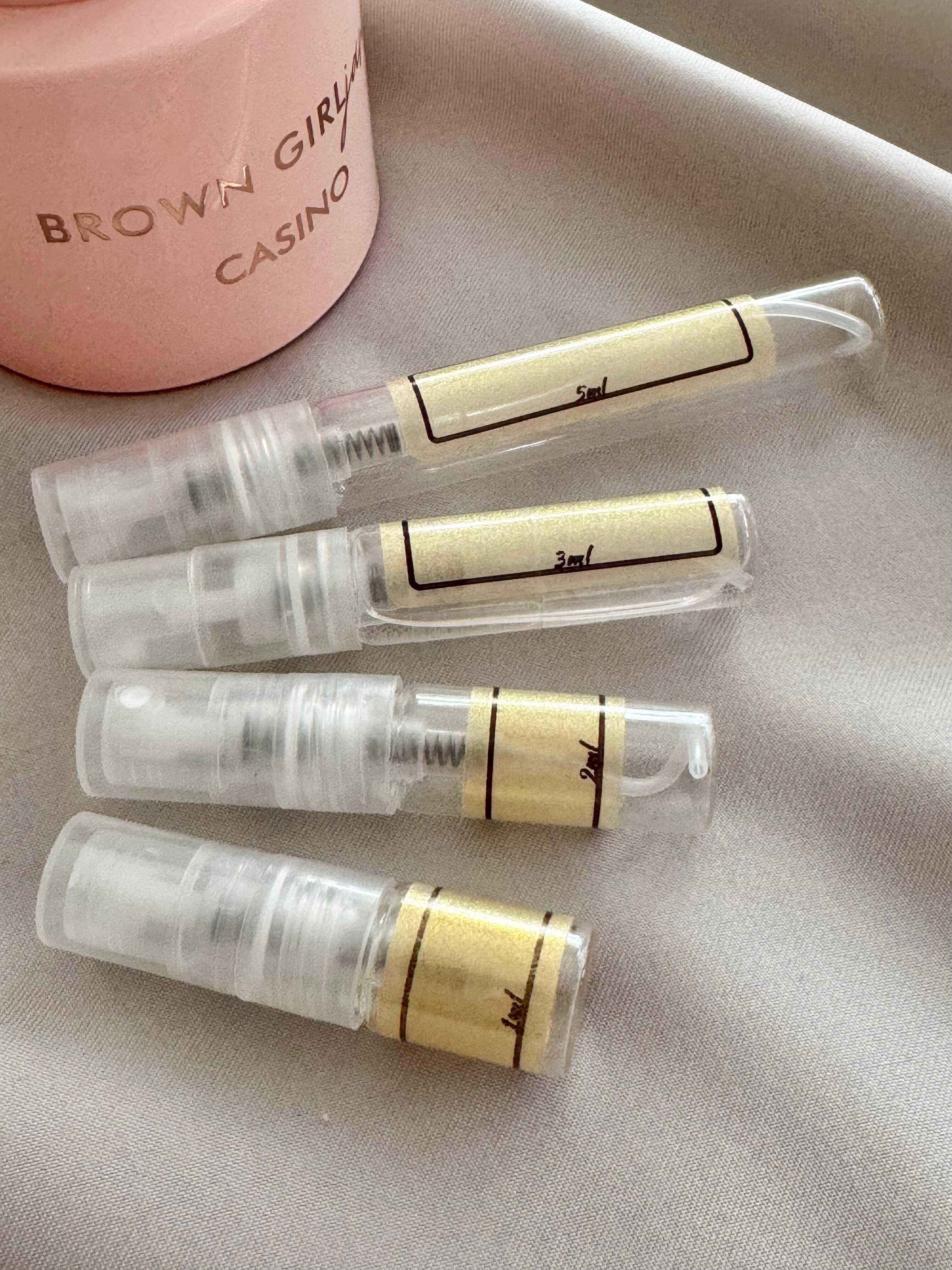 Brown Girl Jane Casino with sample bottles