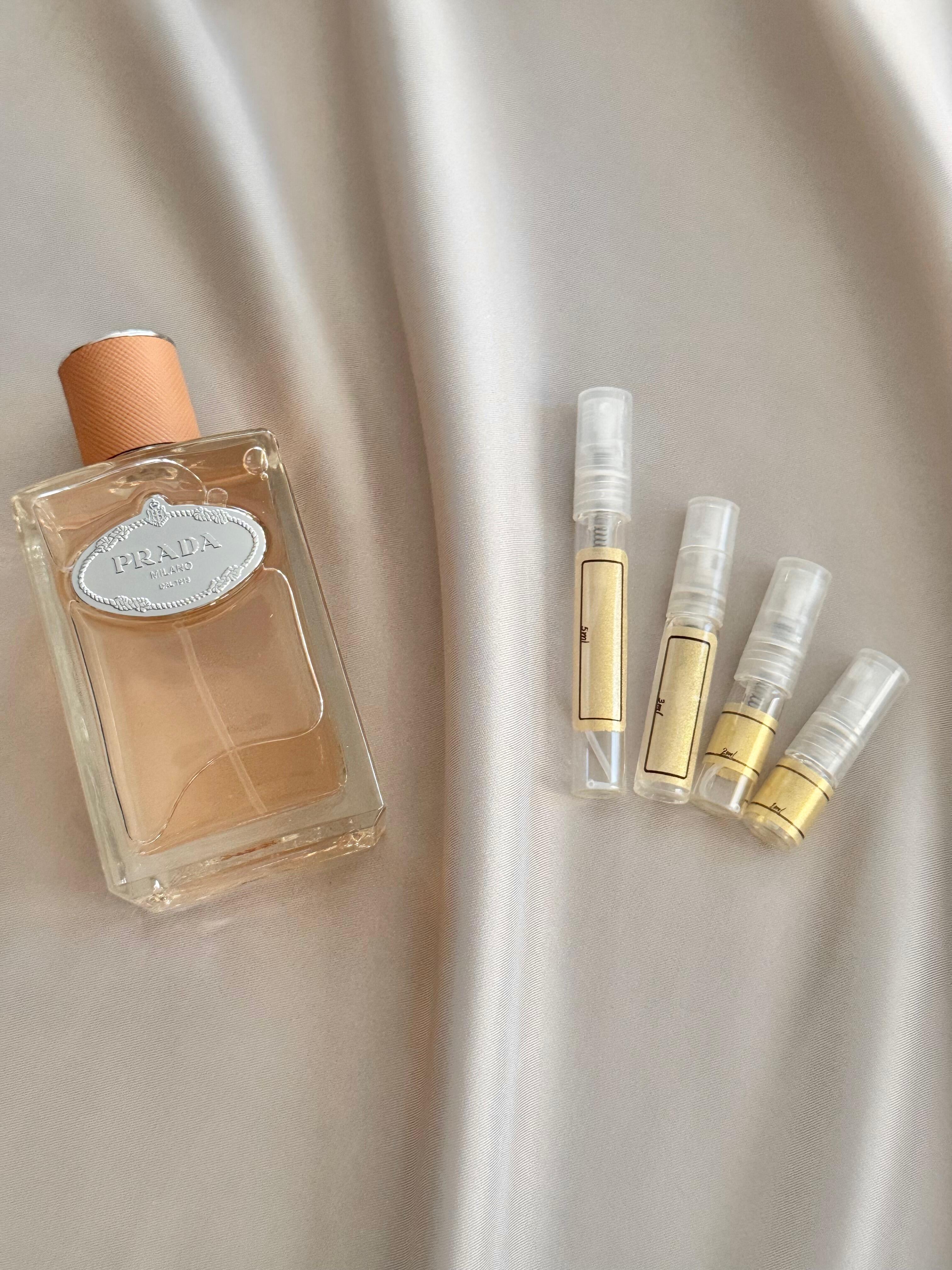 Prada Infusion de Santal Chai with sample bottles