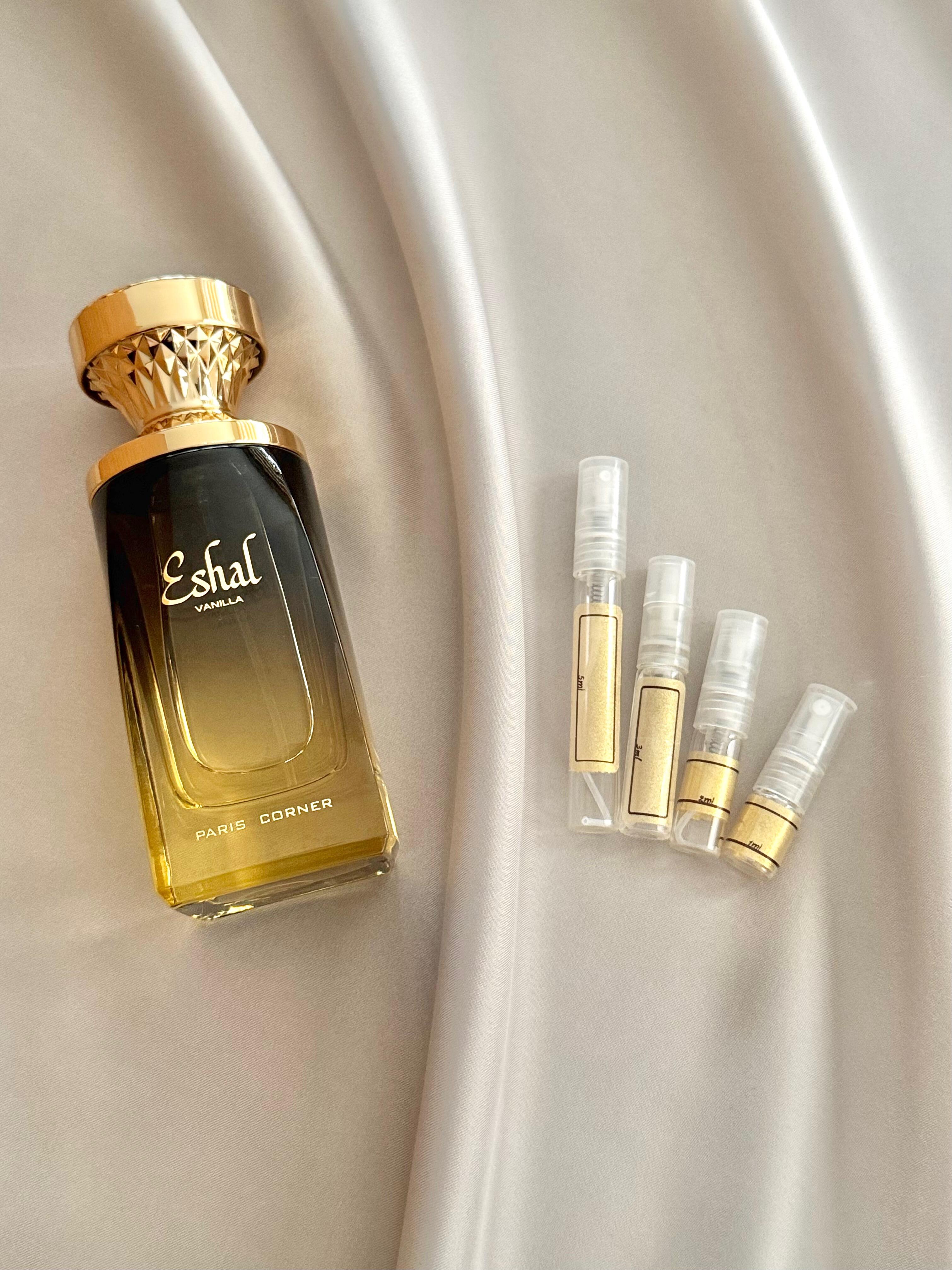Paris Corner Eshal with sample bottles