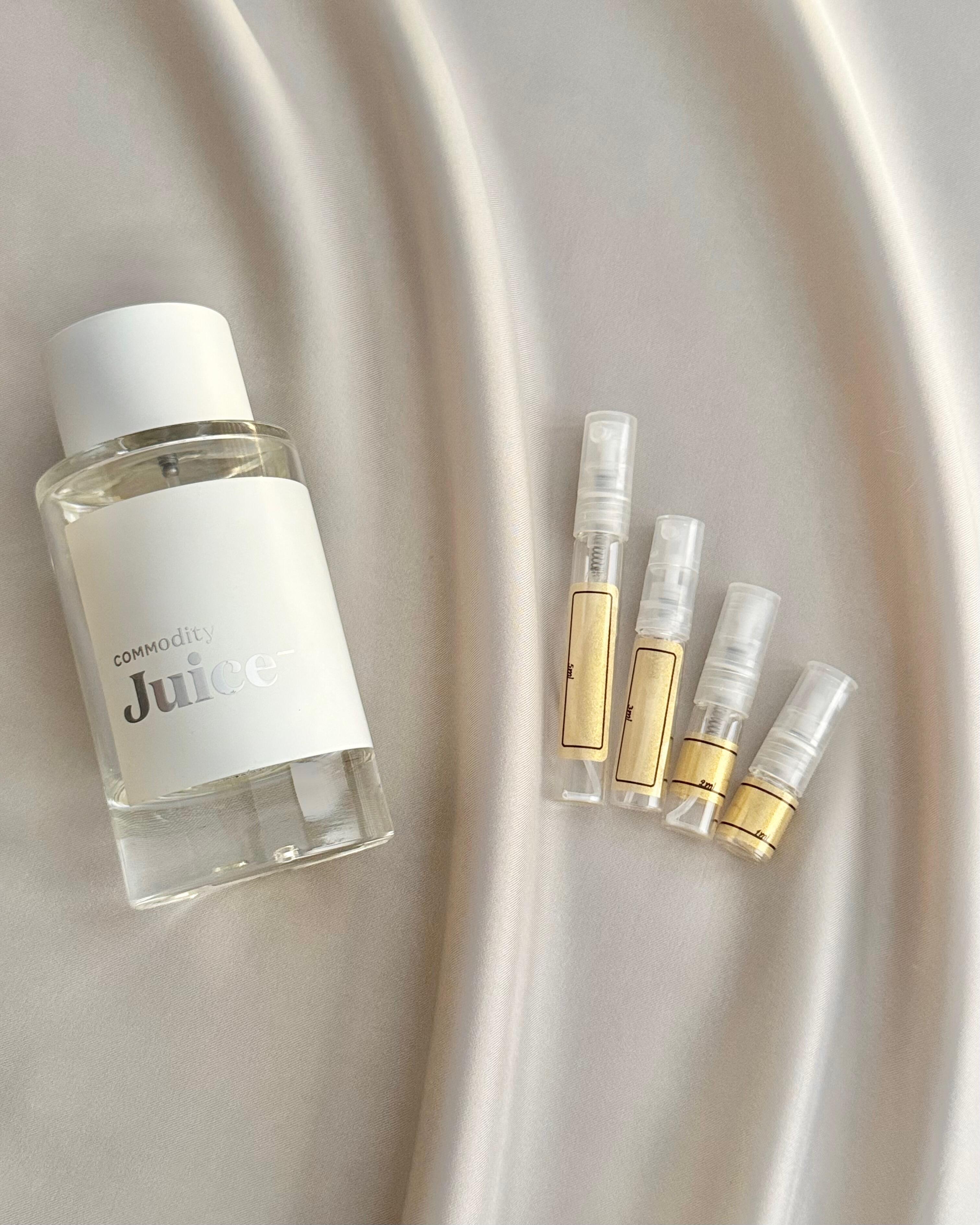 Commodity Juice Personal with sample bottles