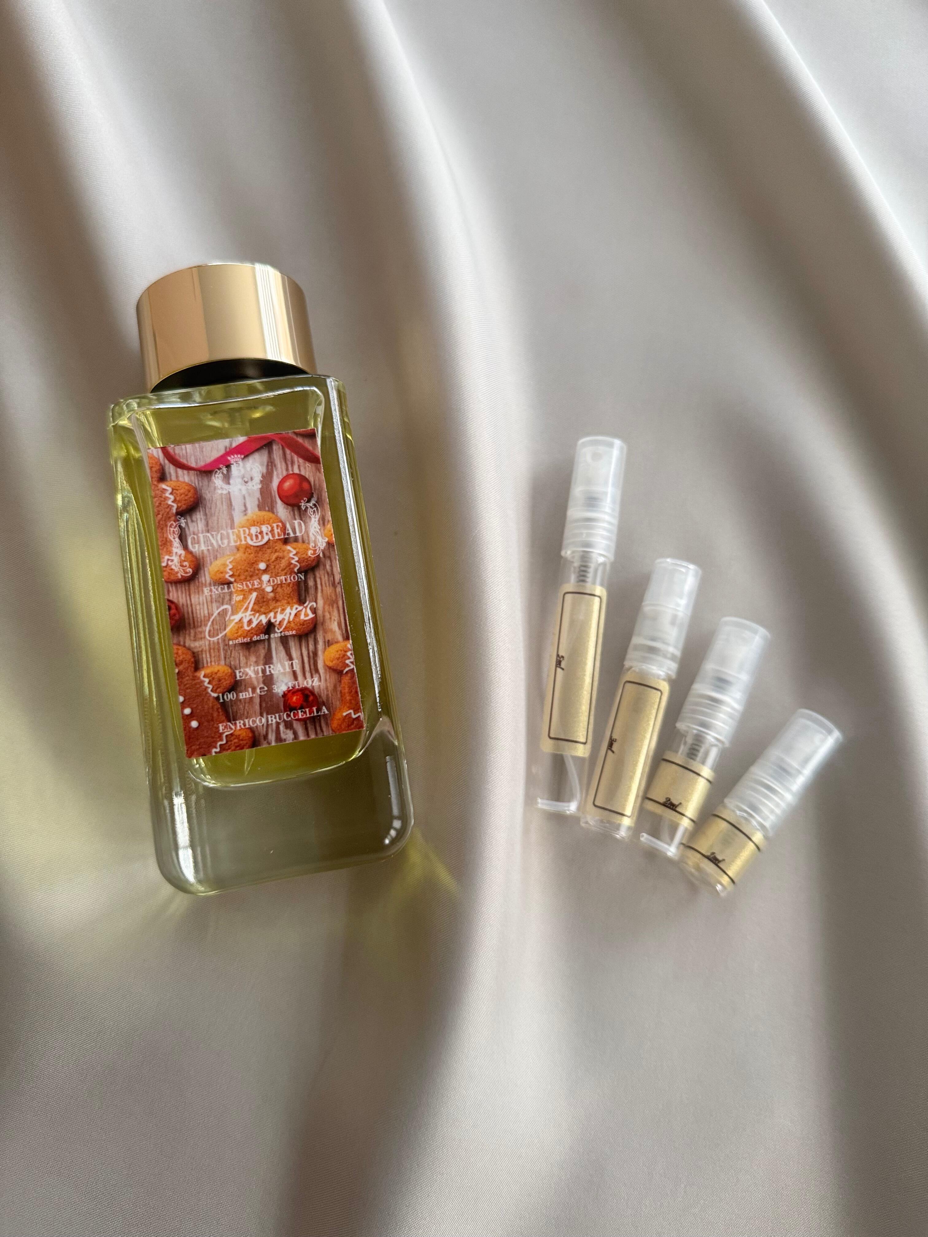 Cerchi Nell'Acqua Gingerbread perfume with sample bottles