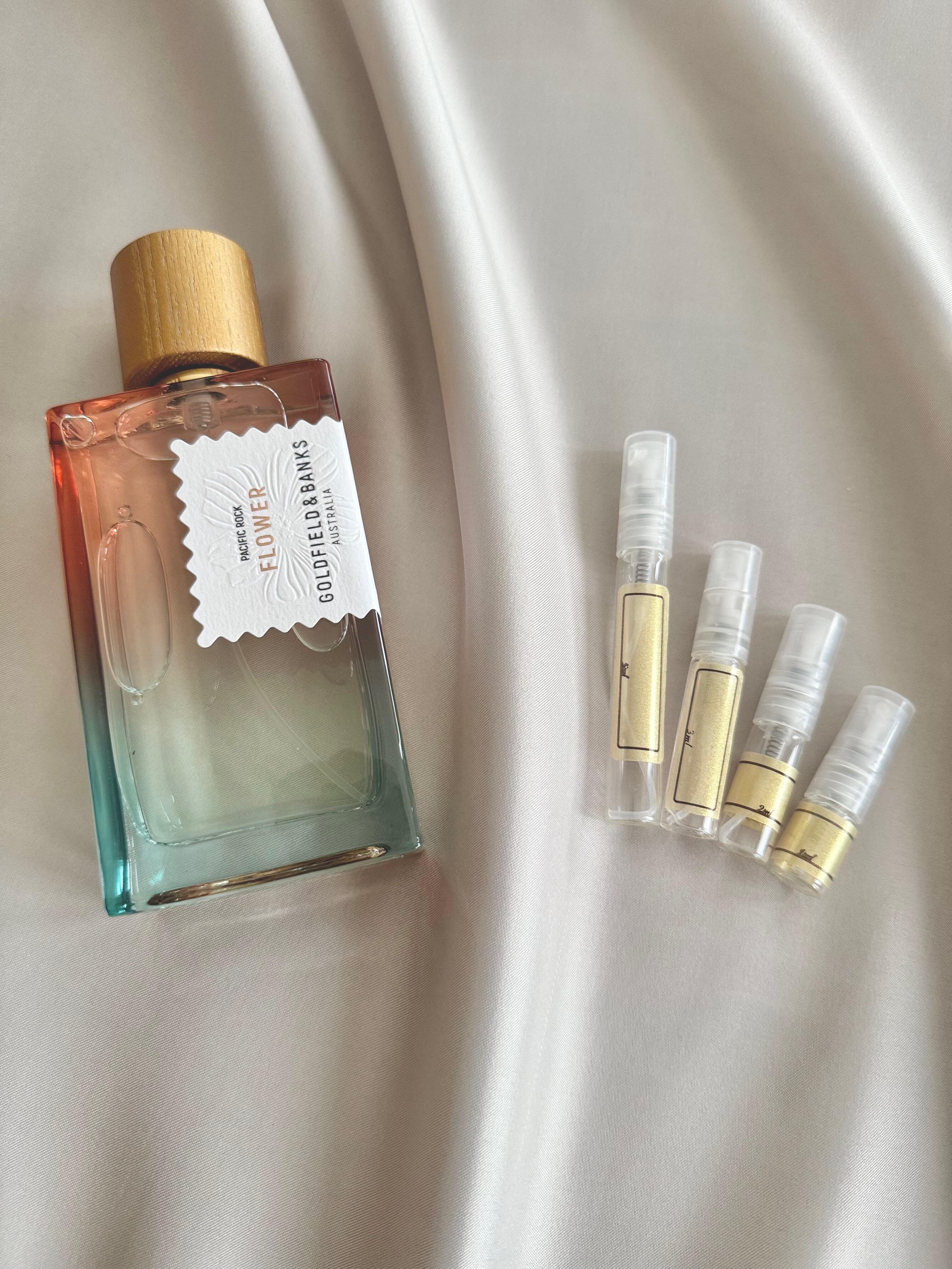 Goldfield & Banks Pacific Rock Flower with sample bottles