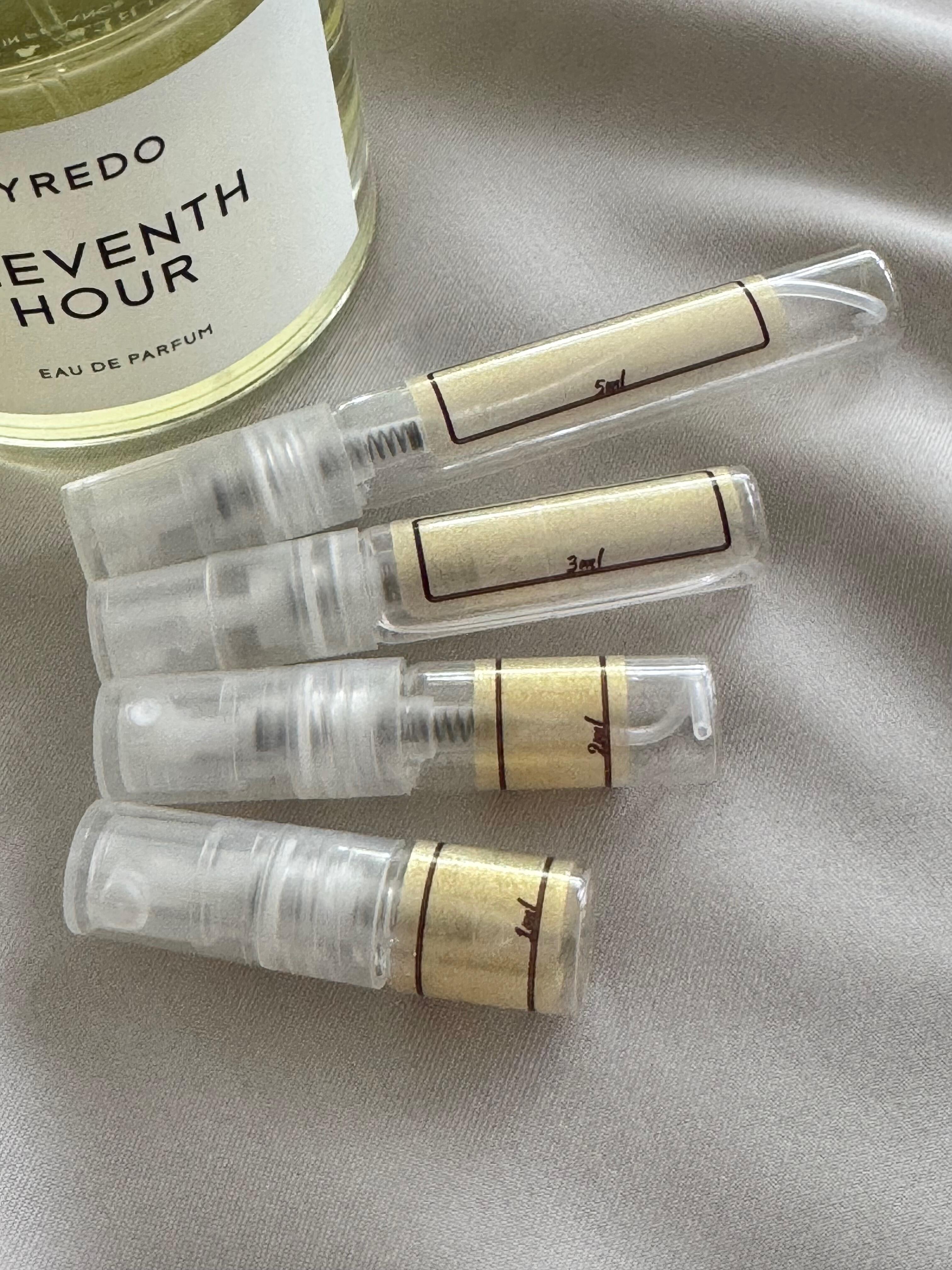 Byredo Eleventh Hour and sample bottles