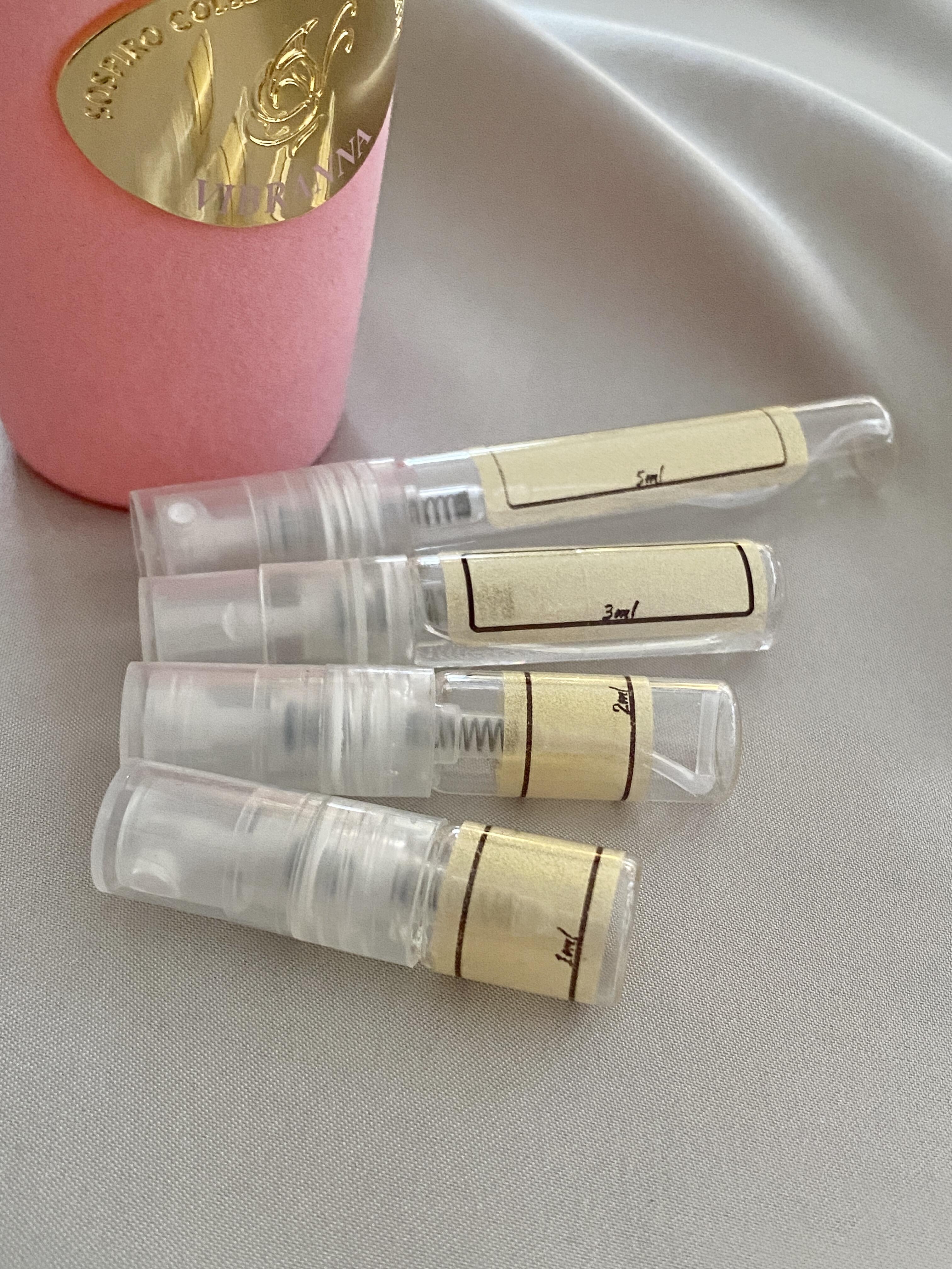 Sospiro Vibranna and sample bottles
