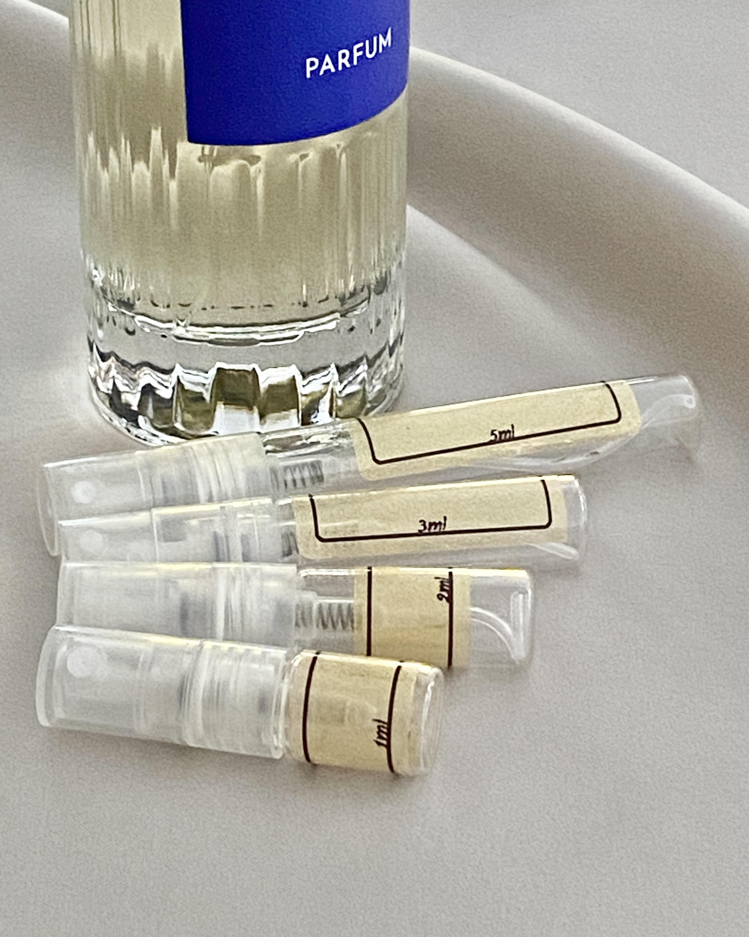 Bibbi Paris Swimming Pool and sample bottles