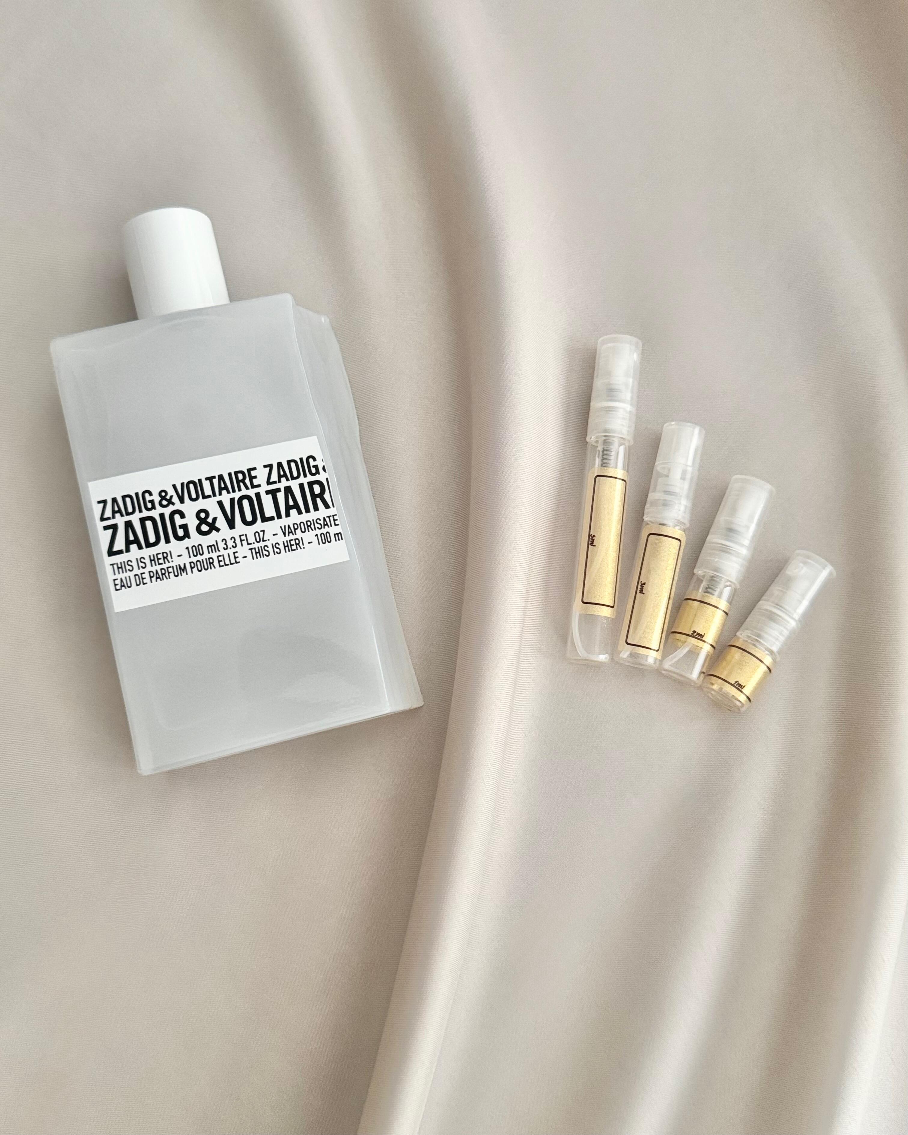Zadig & Voltaire This is Her with sample bottles