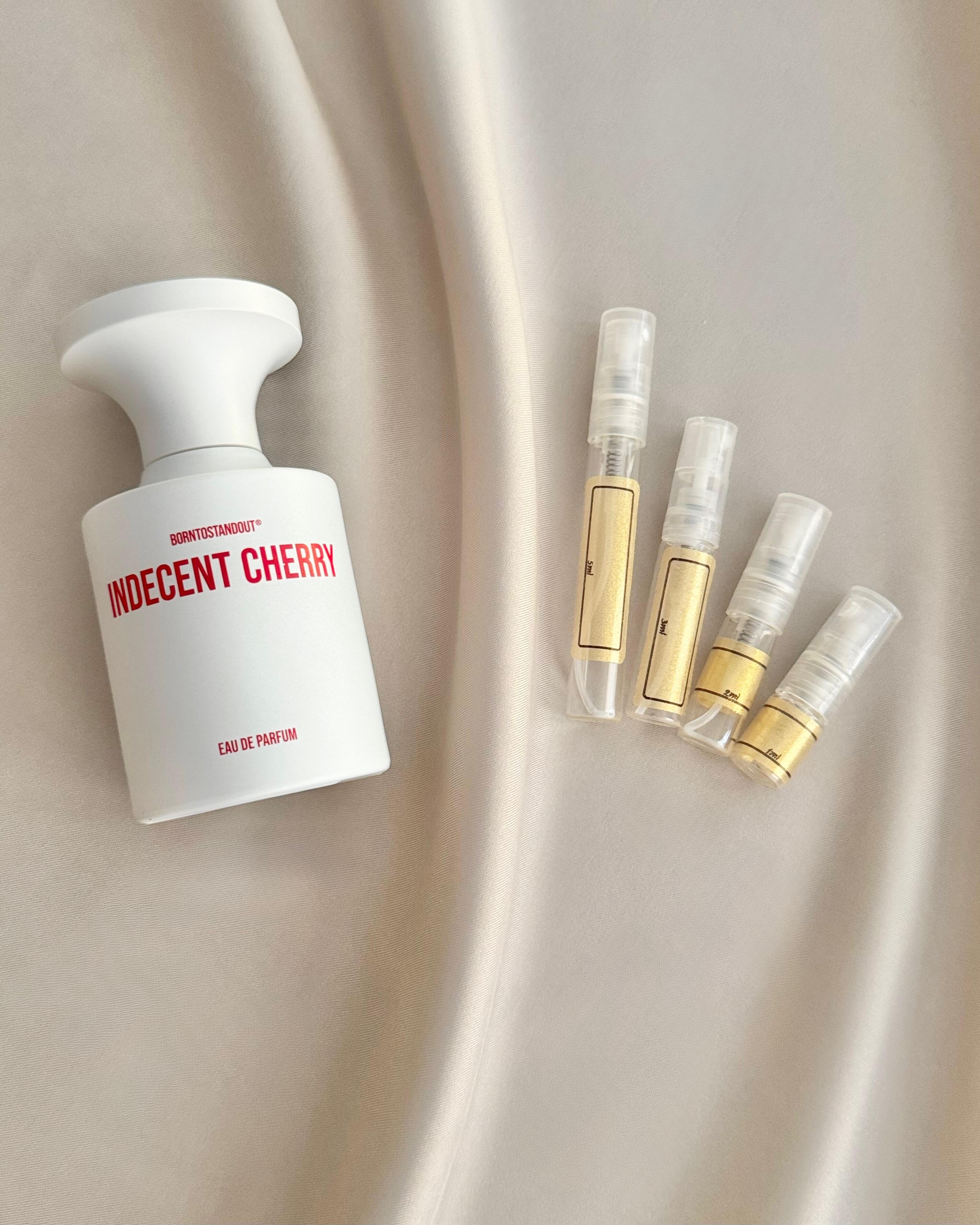 BORNTOSTANDOUT Drunk Lovers with sample bottles