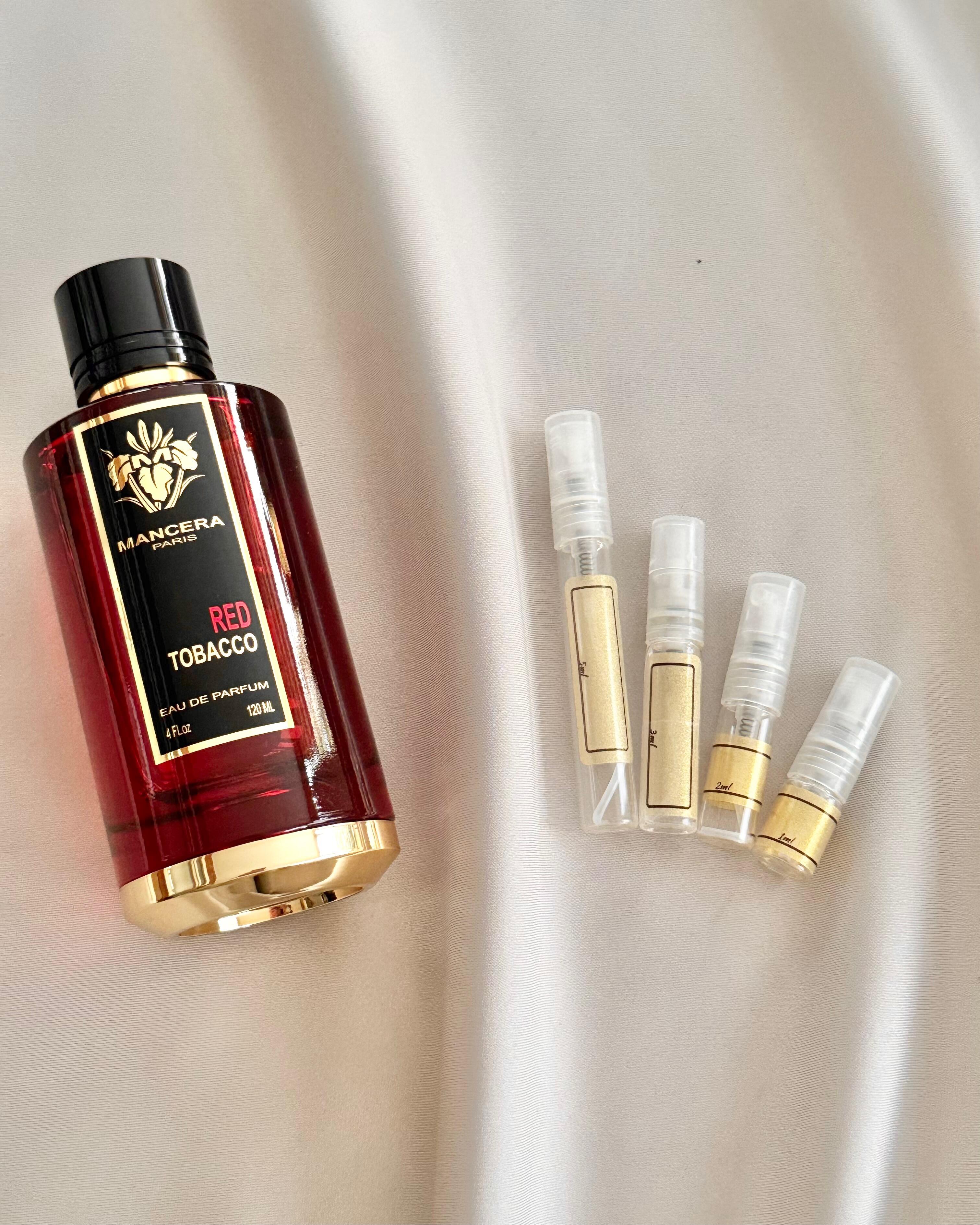Mancera Red Tobacco with sample bottles