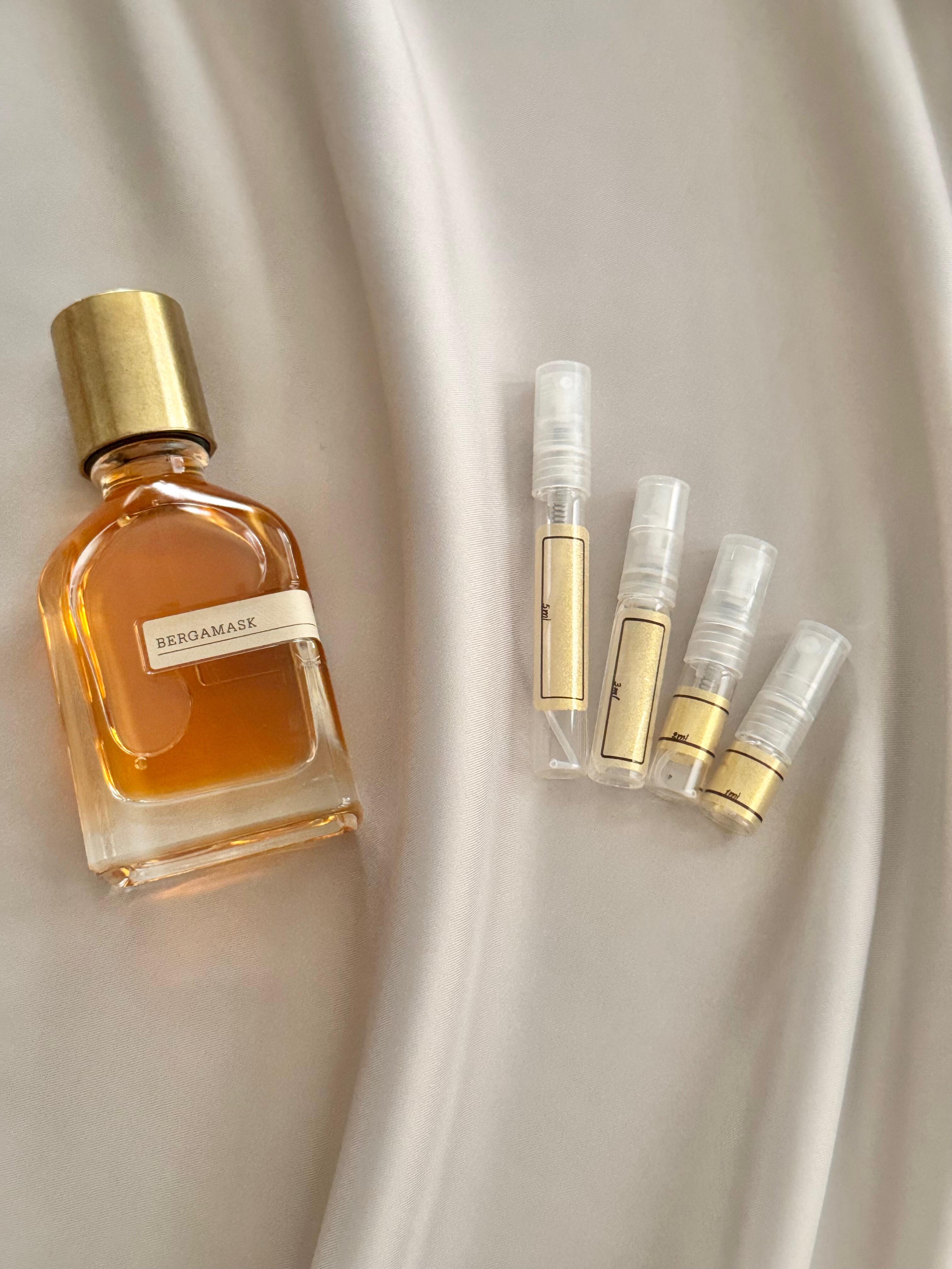 Orto Pariso Bergamask with sample bottles
