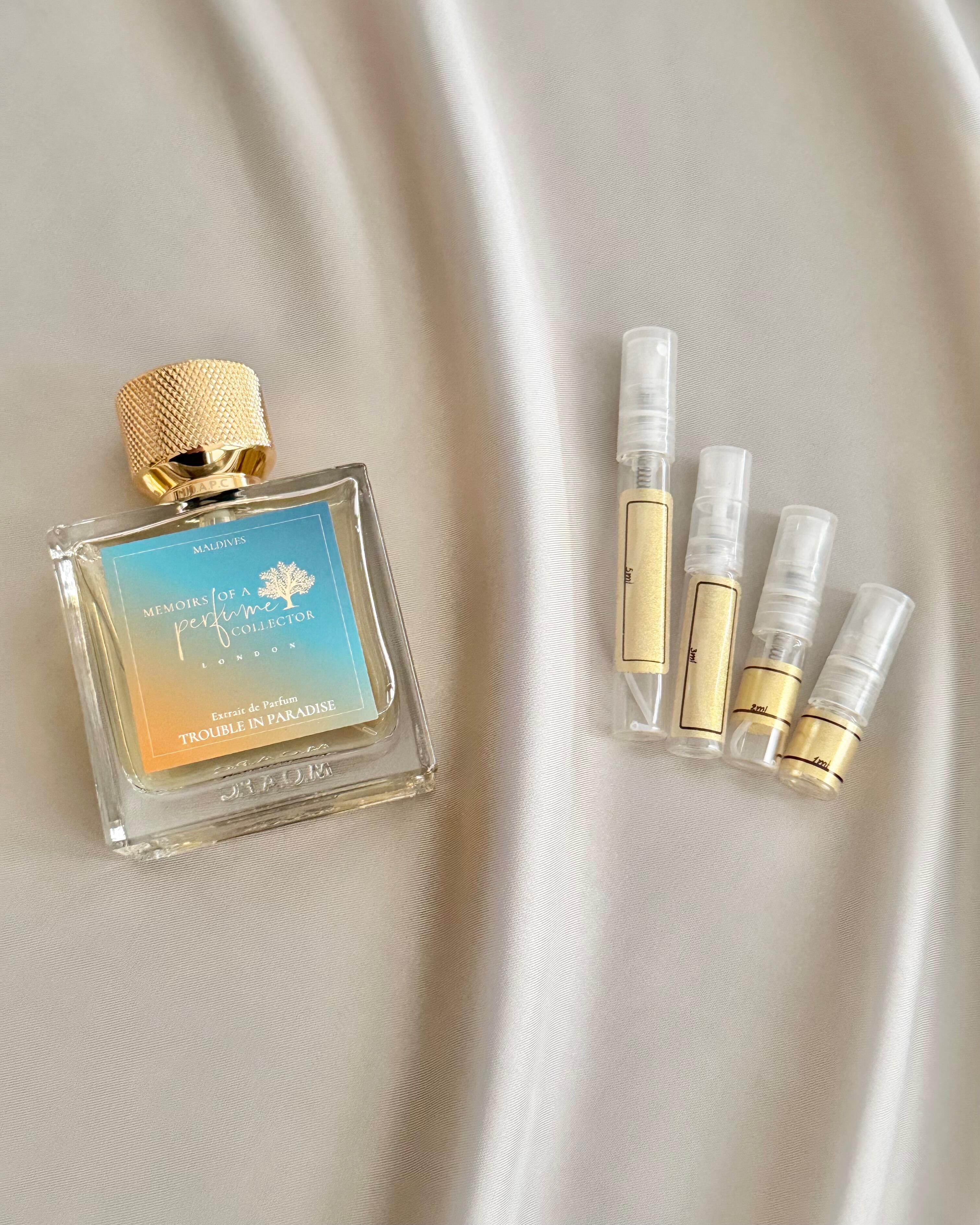 Memoirs of a Perfume Collector Trouble in Paradise with sample bottles