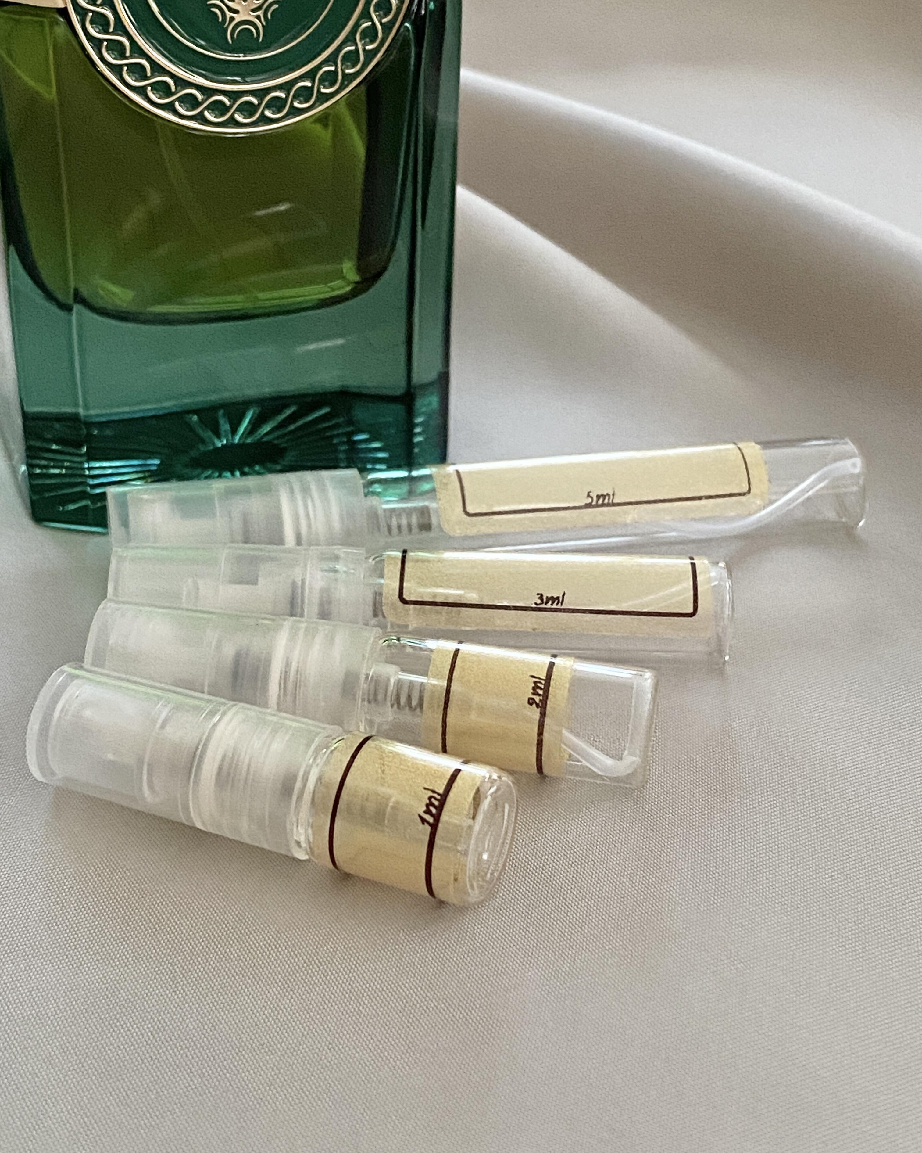 Electimuss London Vesper Reverie and sample bottles