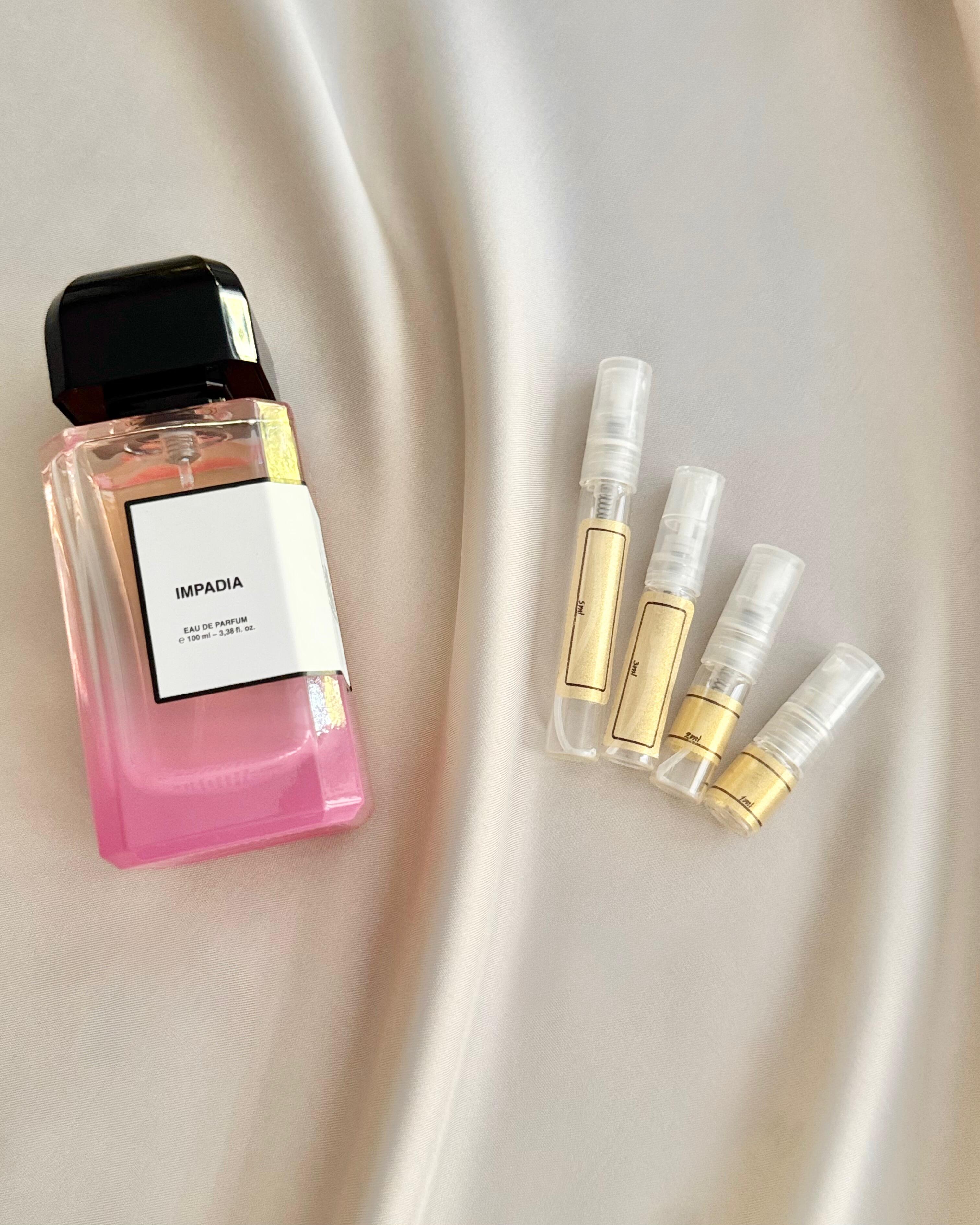 BDK Parfums Impadia with sample bottles