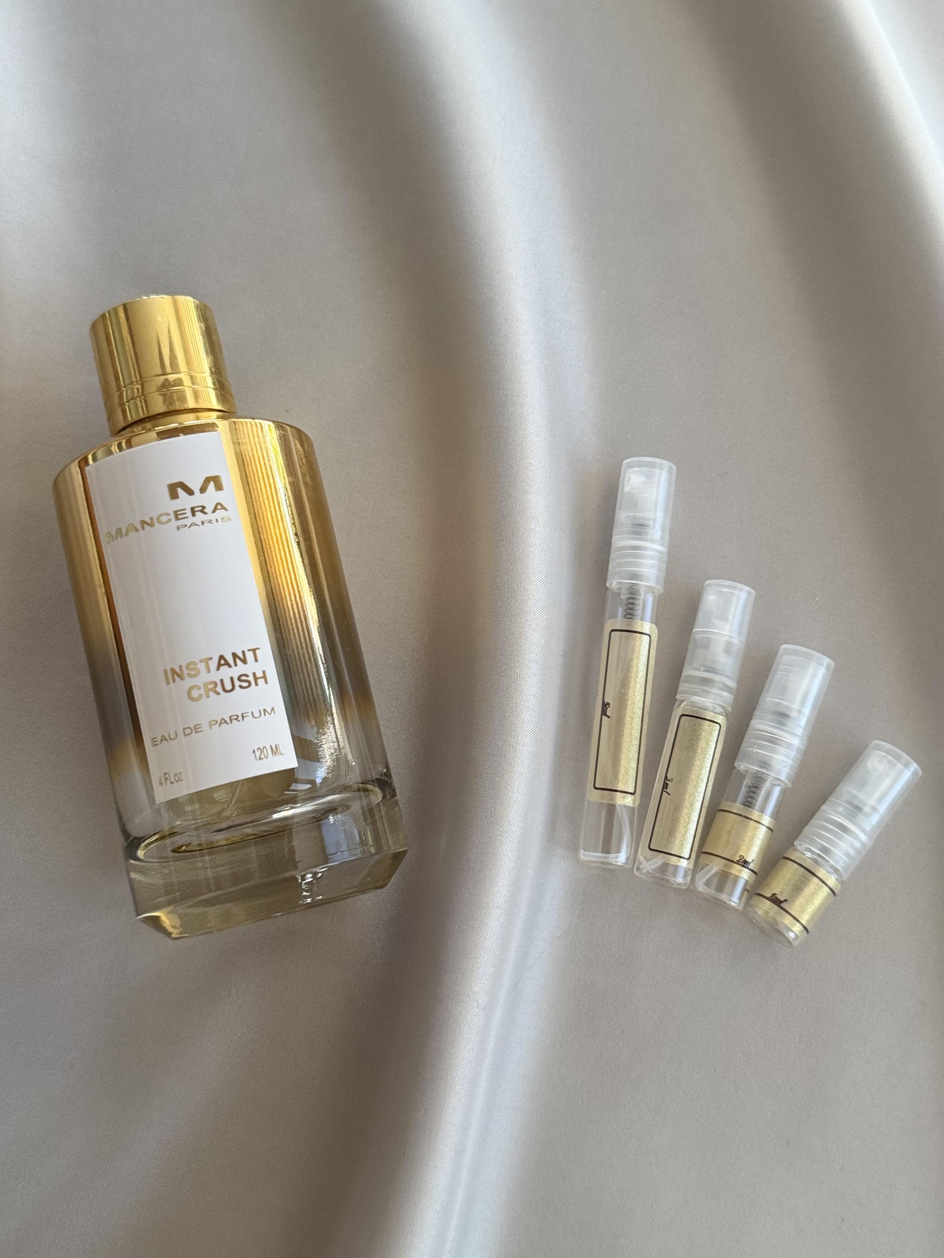 Mancera Instant Crush with sample bottles