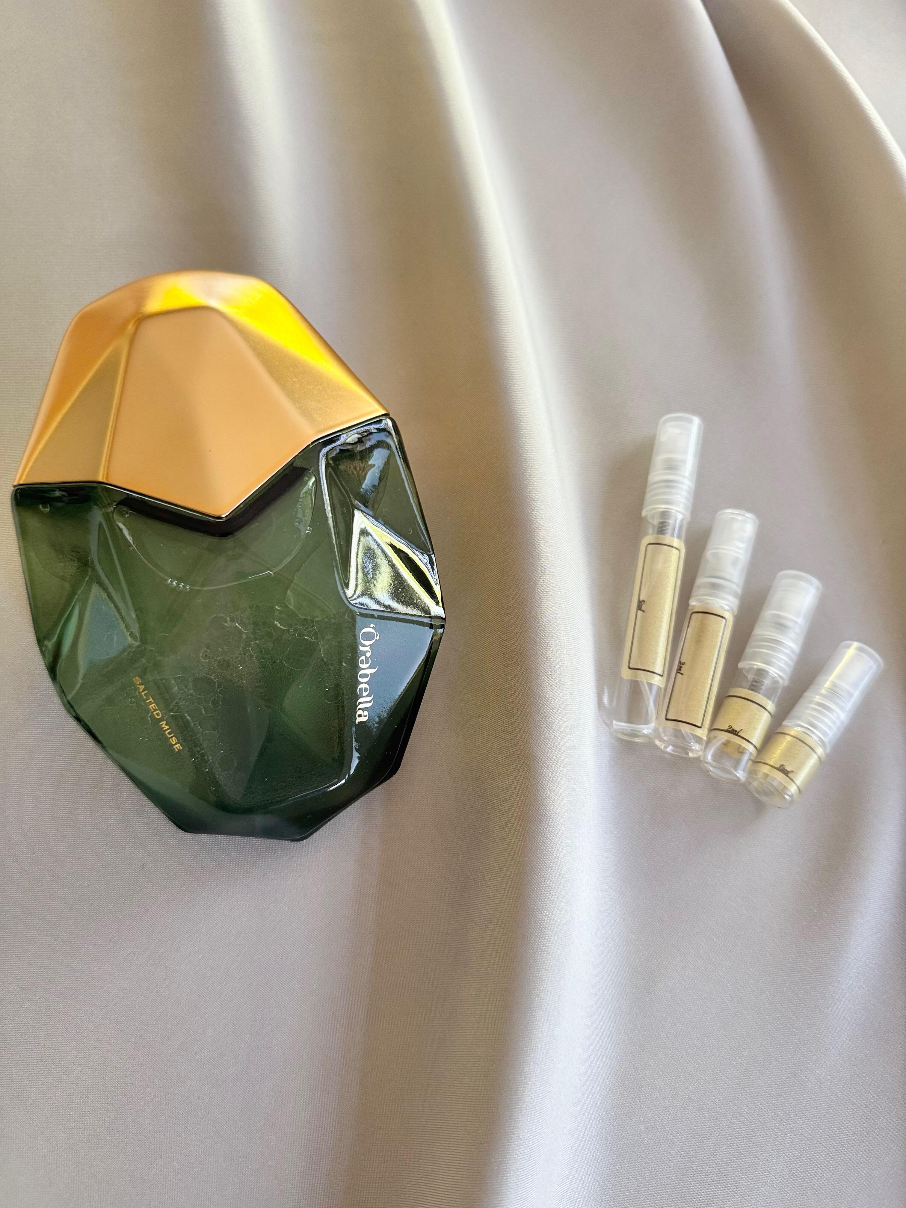 Orebella Salted Muse perfume with sample bottles