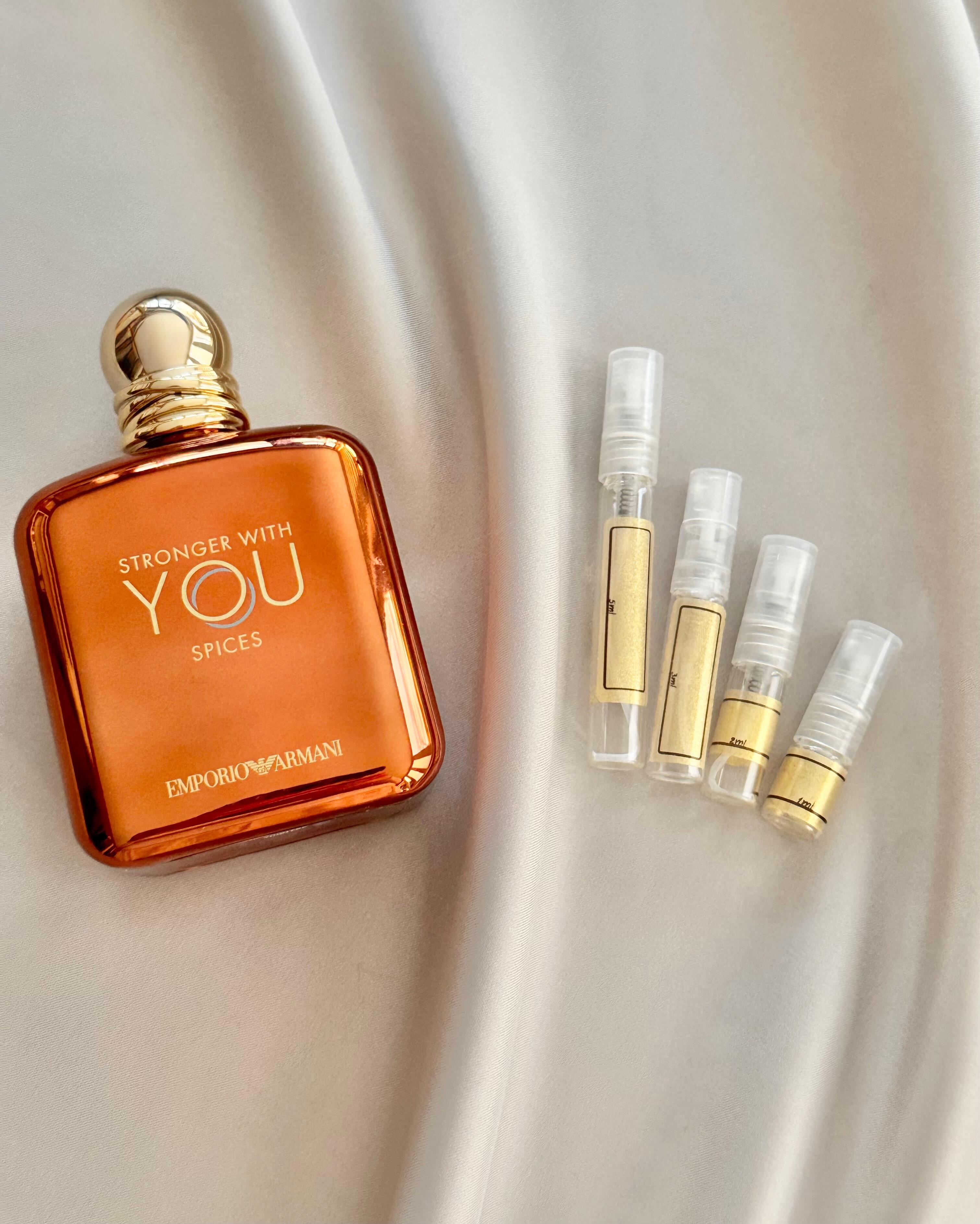 Giorgio Armani Emporio Armani Stronger With You Spices with sample bottles