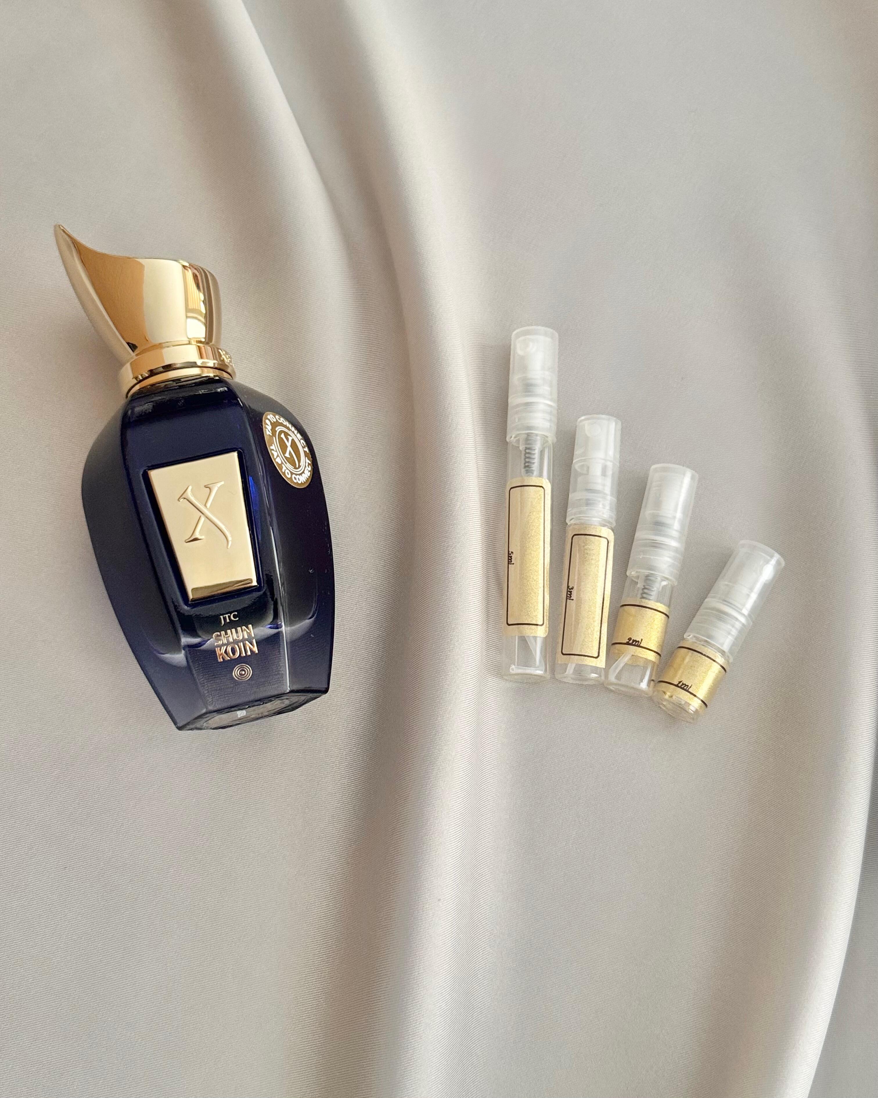 Xerjoff Shunkoin with sample bottles