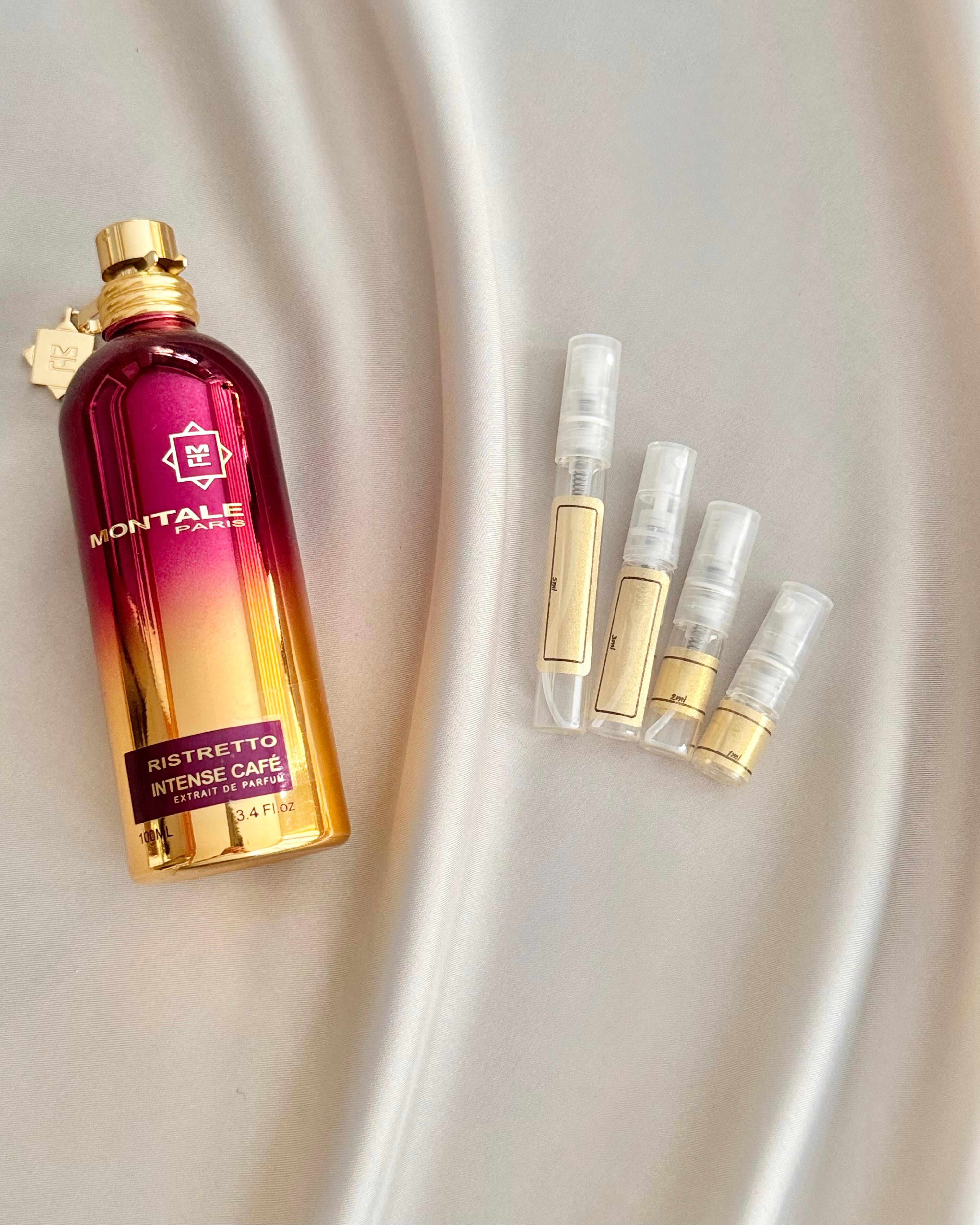 Montale Ristretto Intense Cafe with sample bottles