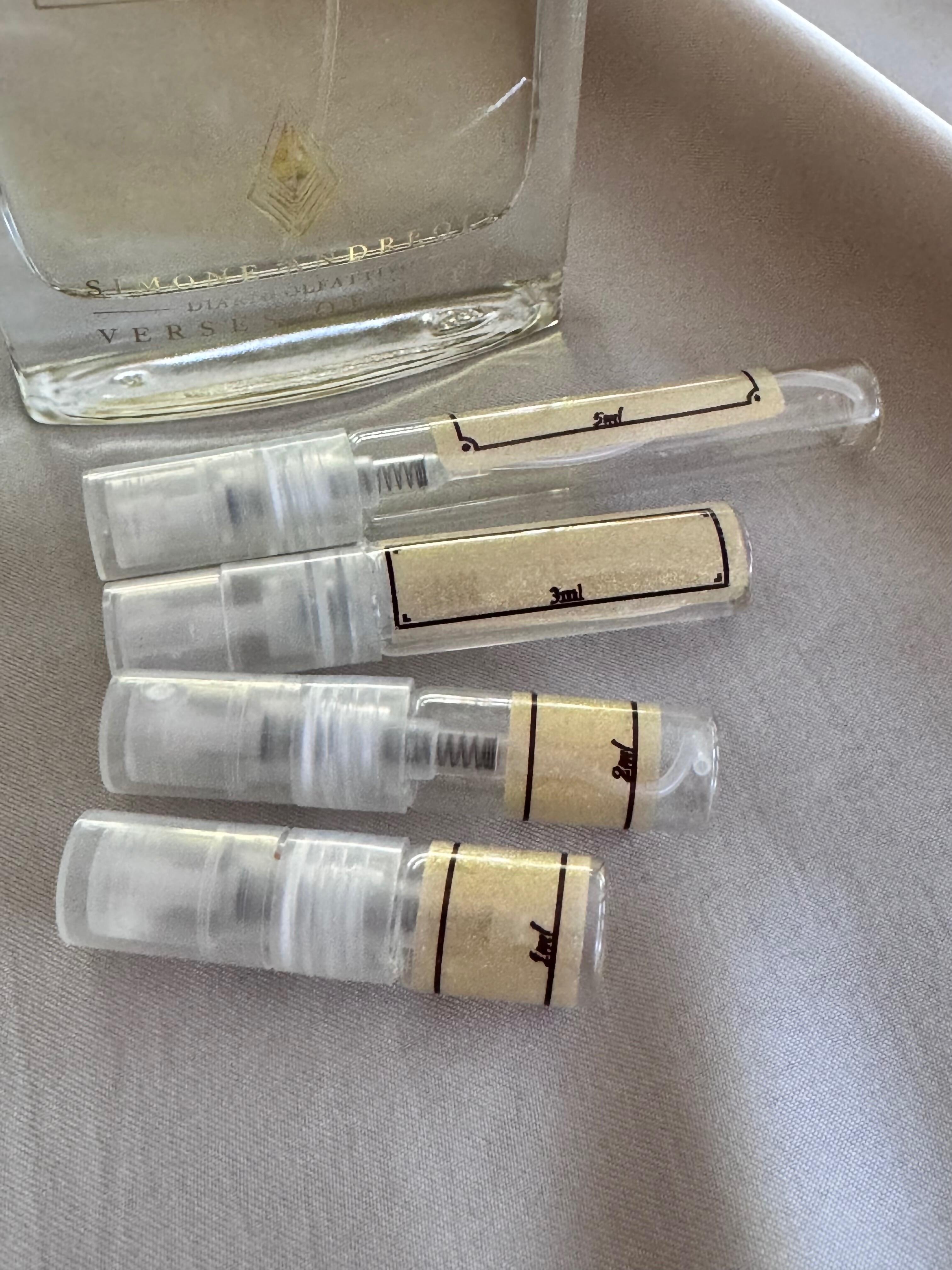 Simone Andreoli Pacific Park perfume with sample bottles
