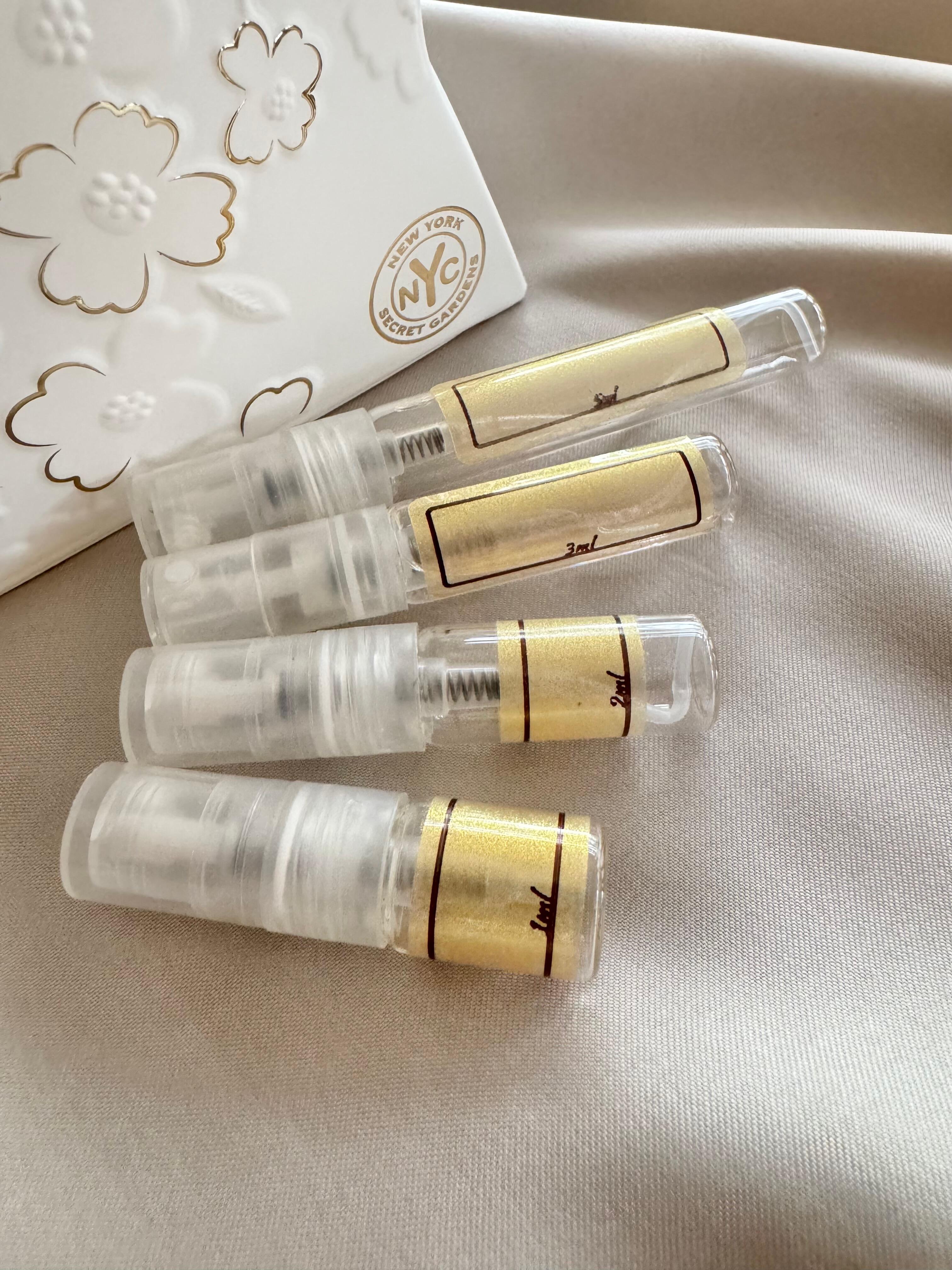 Bond No 9 New York Secret Gardens and sample bottles