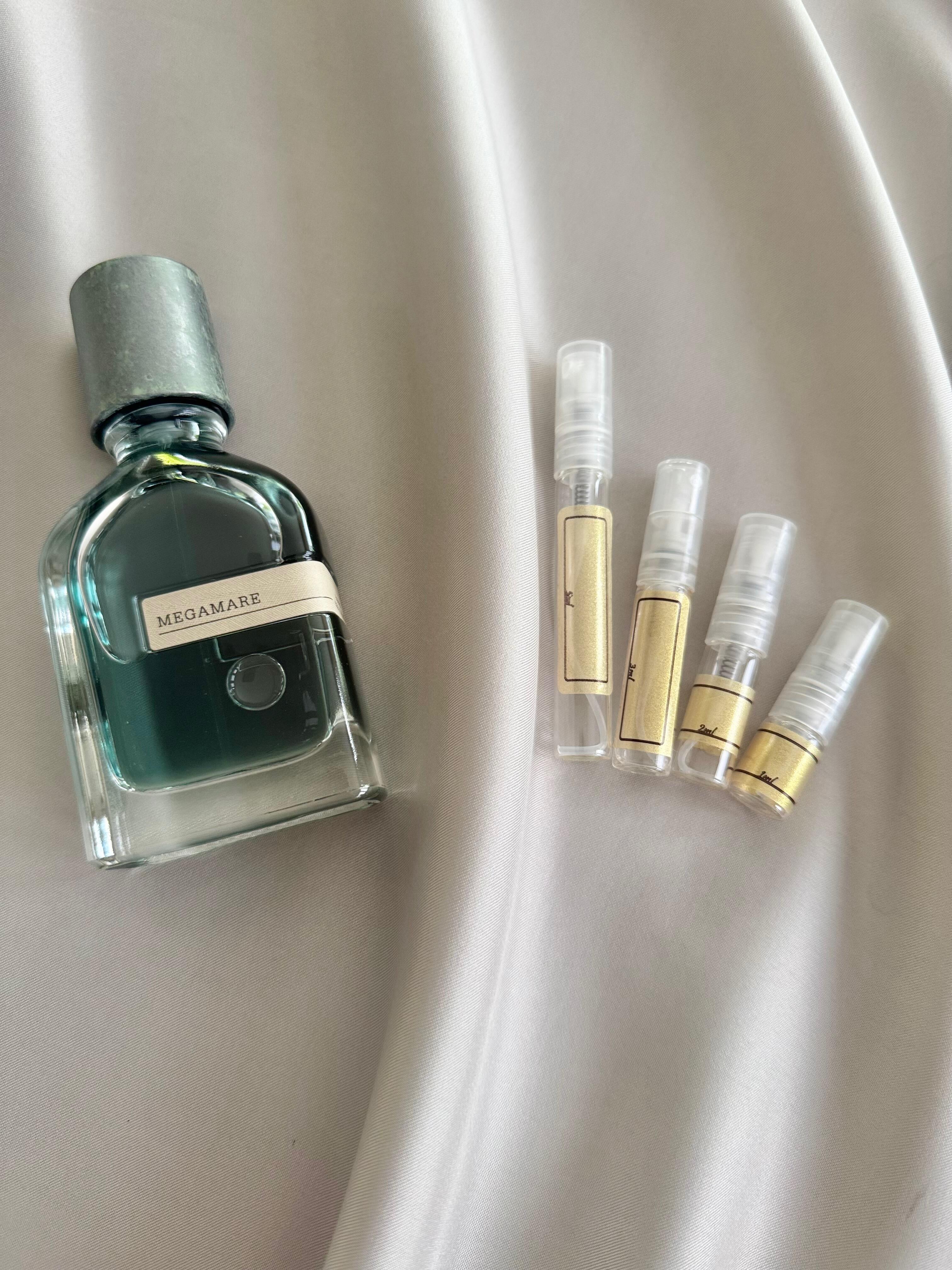 Orto Pariso Megamare with sample bottles