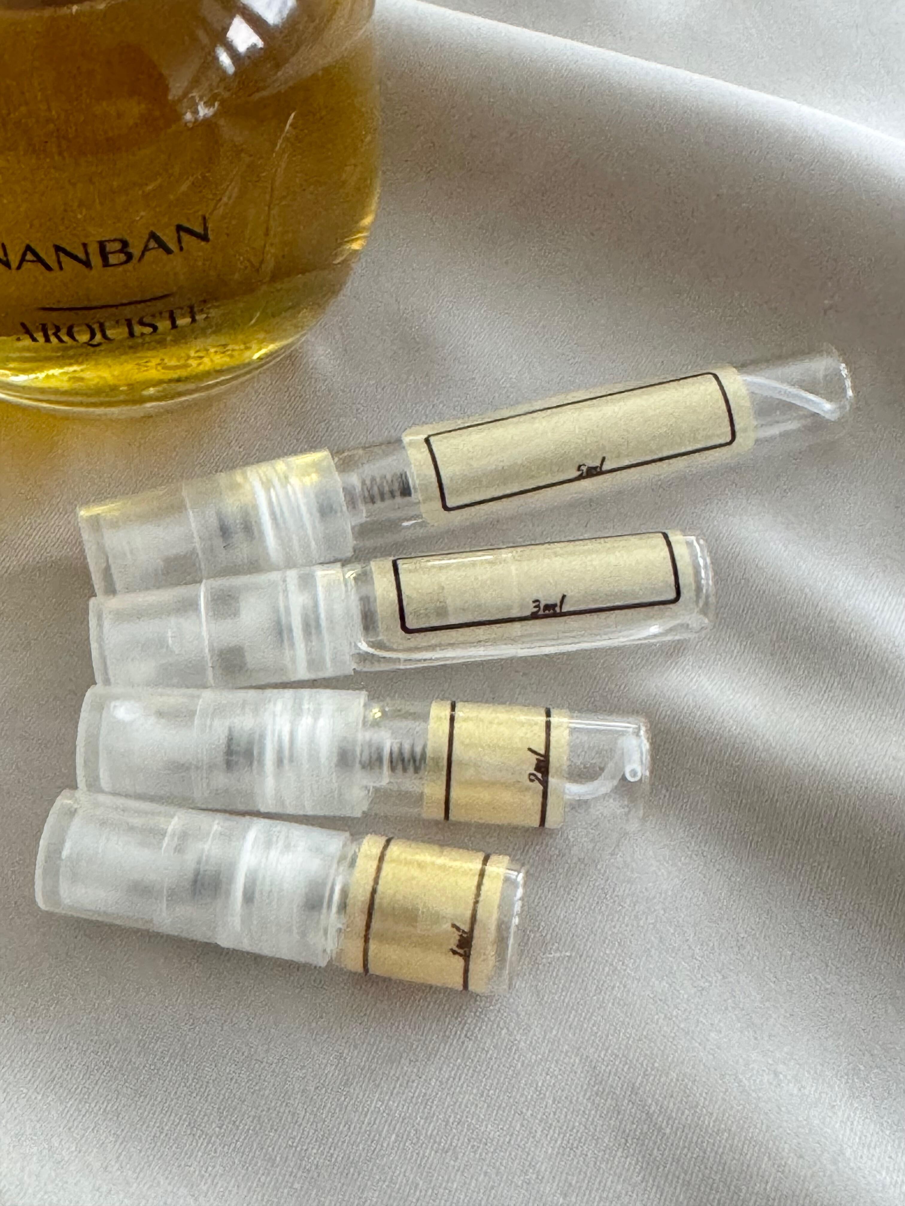 Arquiste Nanban and sample bottles