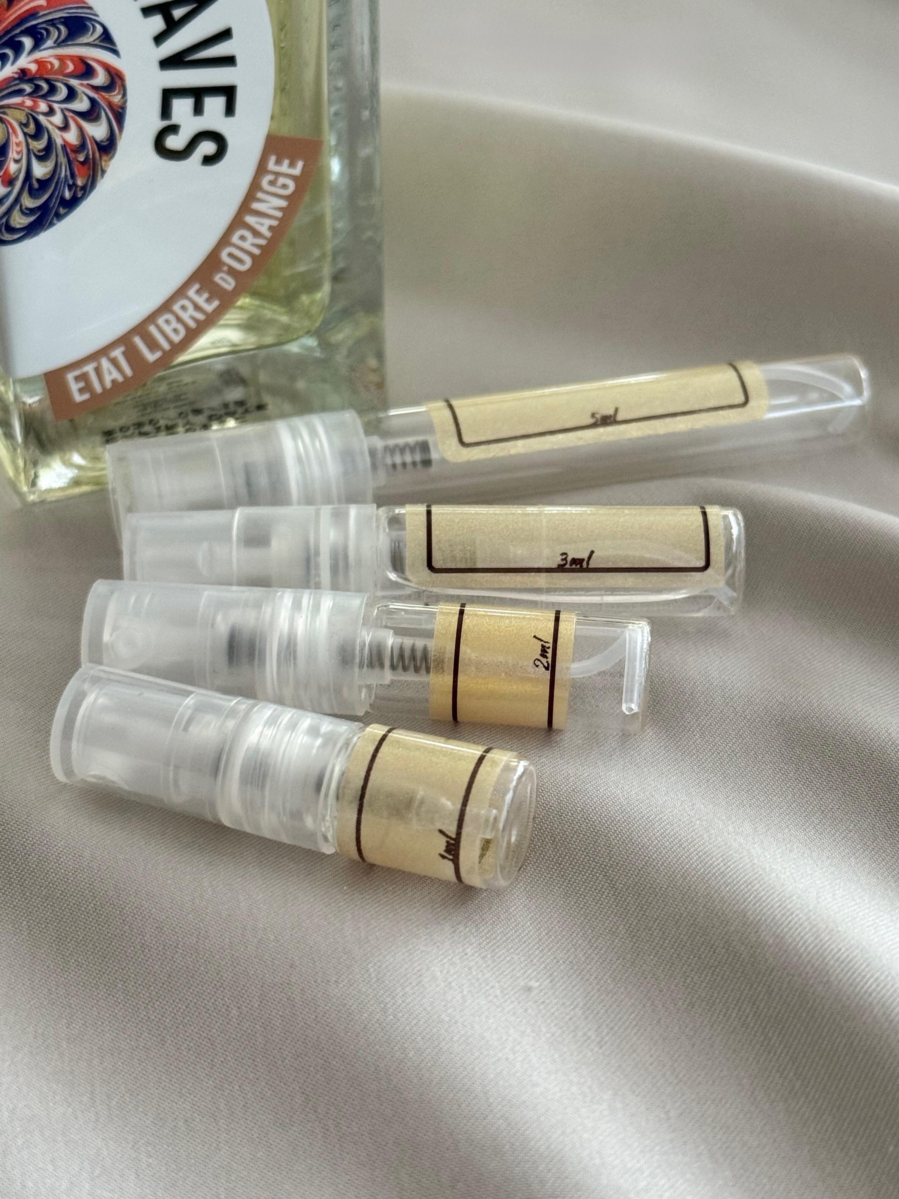 Etat Libre d'Oranger Above The Waves with sample bottles