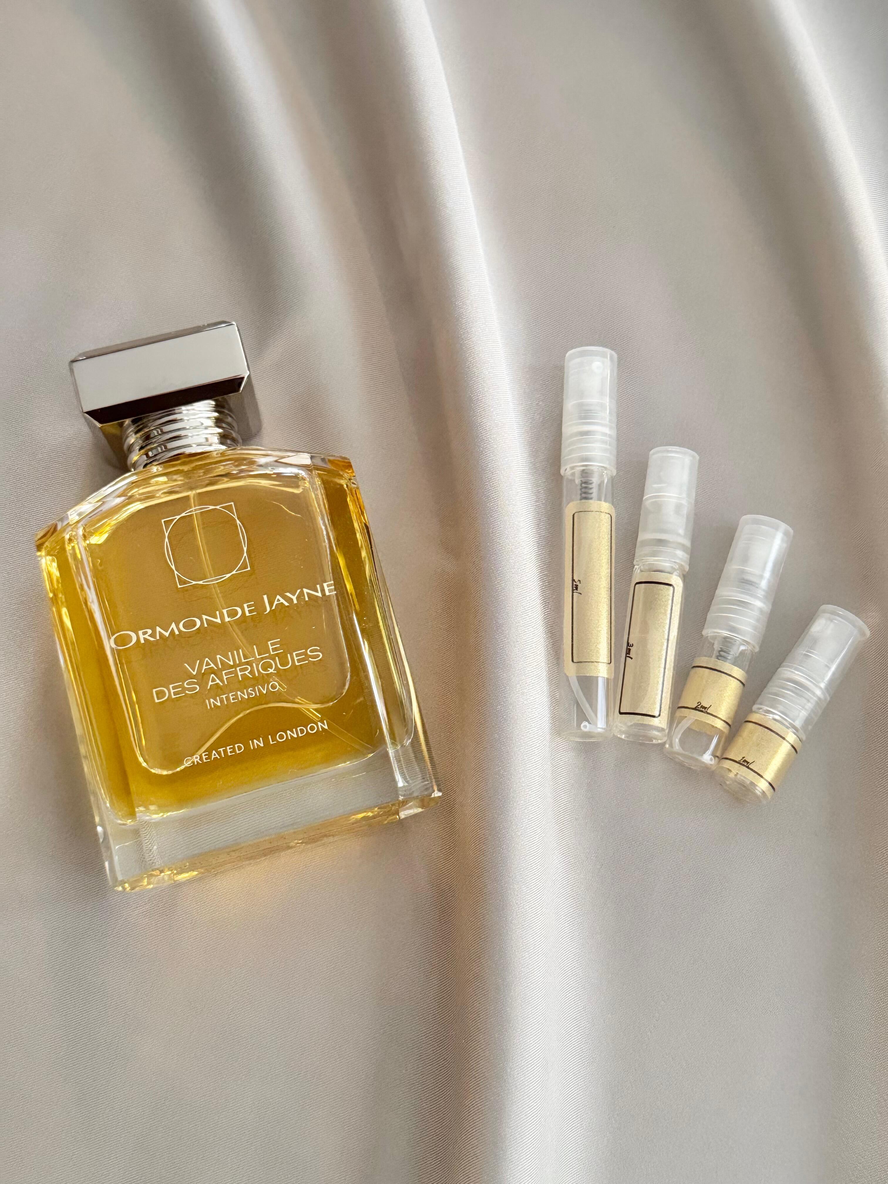 Ormonde Jayne Vanille des Afriques Intensivo with sample bottles