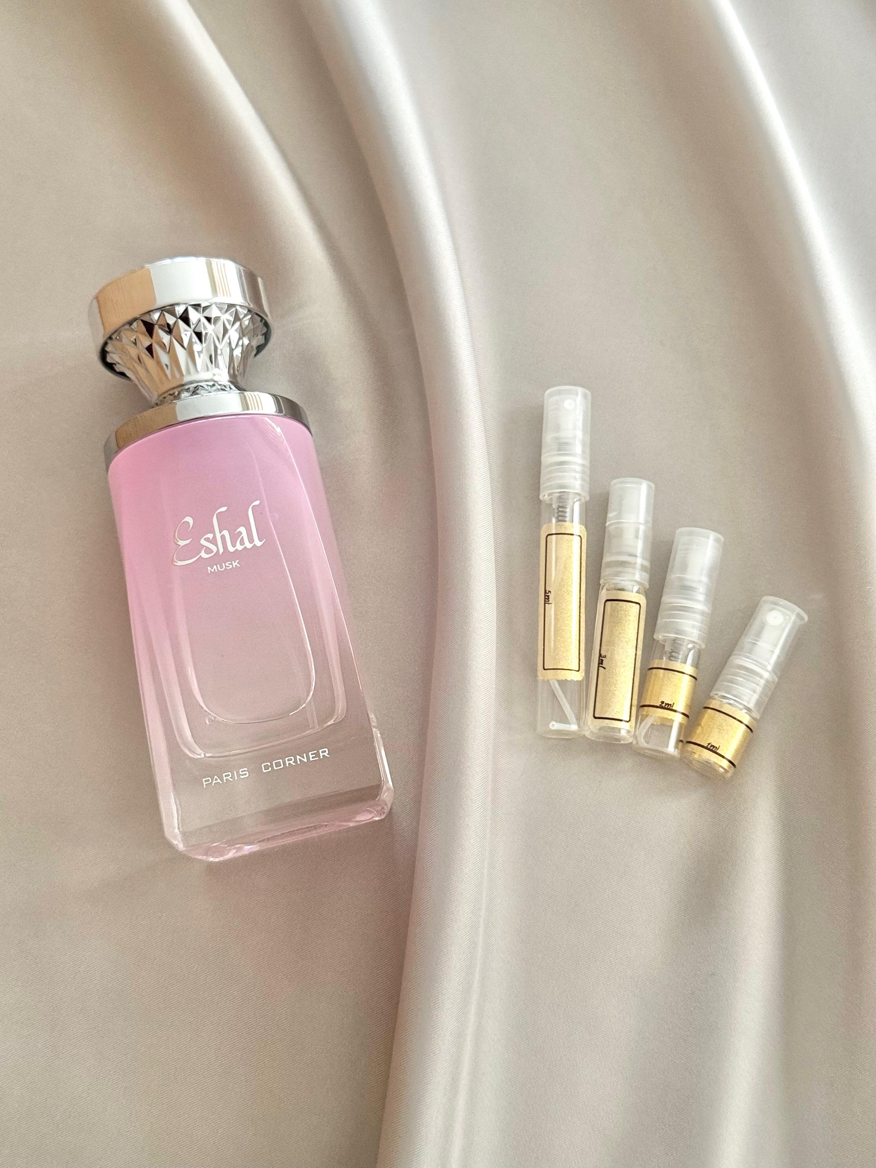 Paris Corner Eshal Musk with sample bottles
