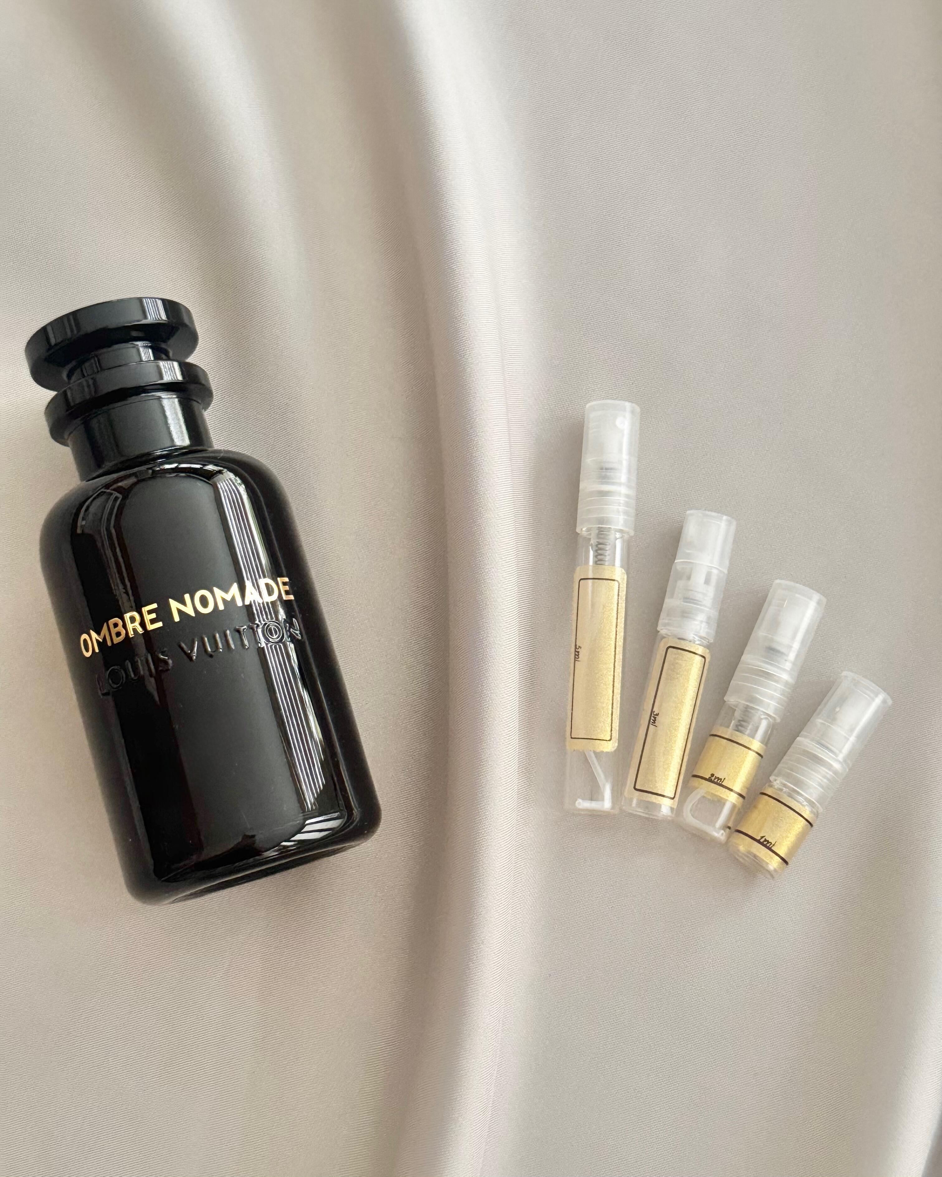 Louis Vuitton Ombre Nomade with sample bottles