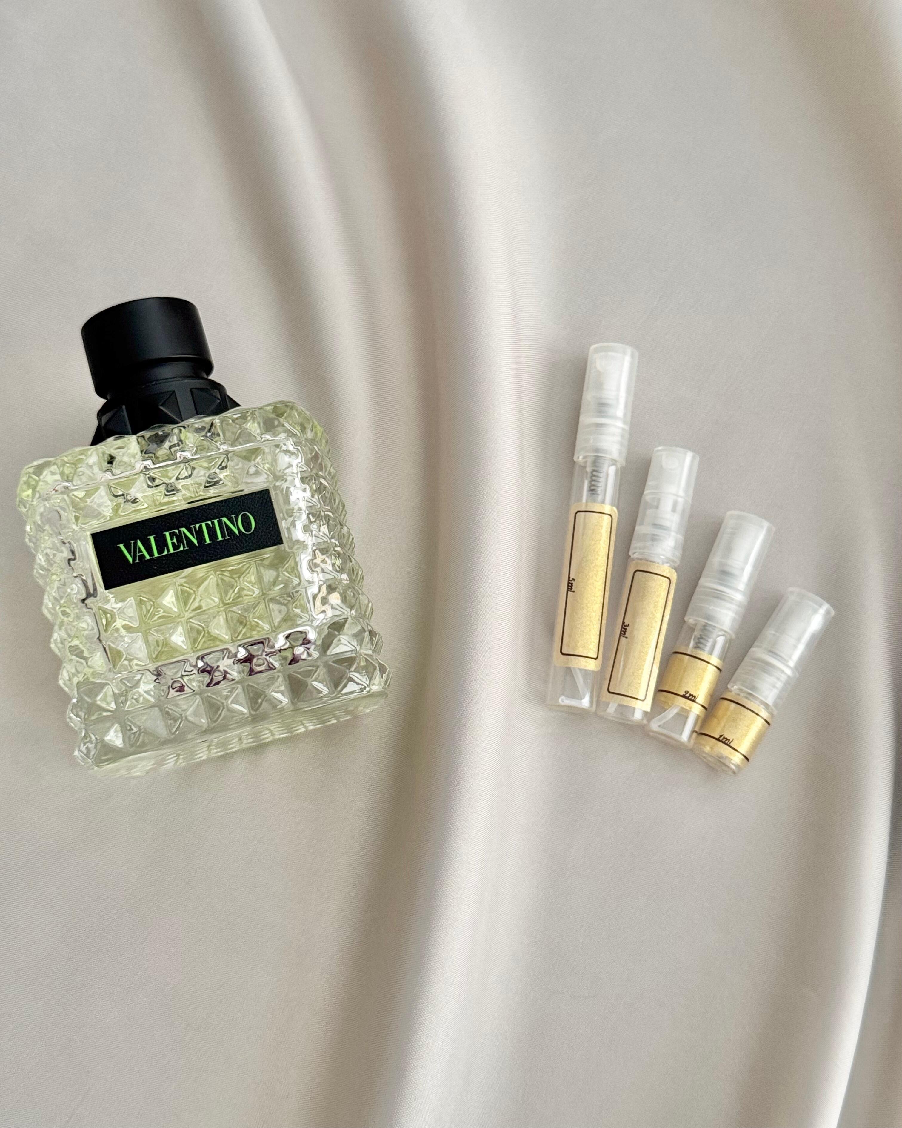 Valentino Donna Born in Roma Green Stravaganza with sample bottles