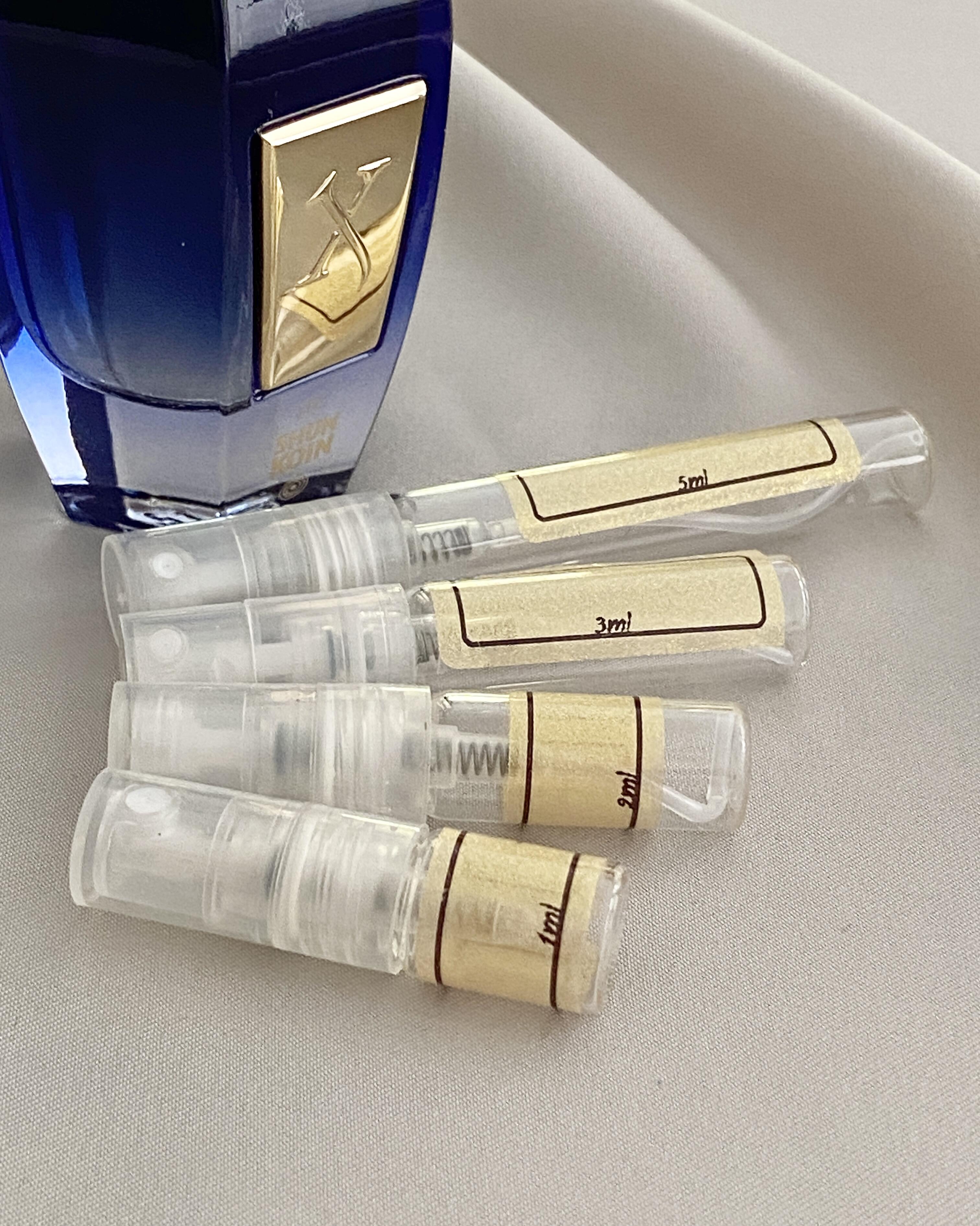 Xerjoff Shunkoin and sample bottles