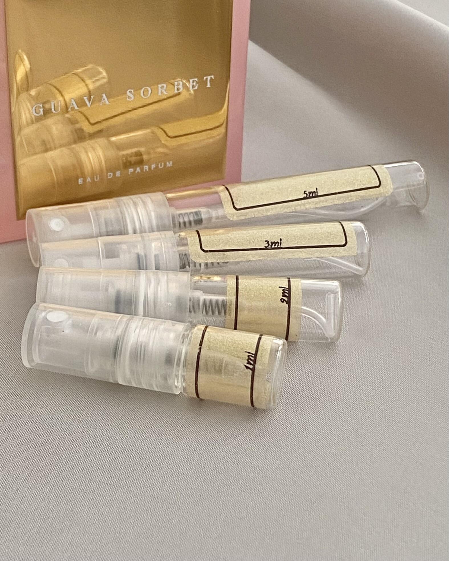 House of Brandt Guava Sorbet and sample bottles