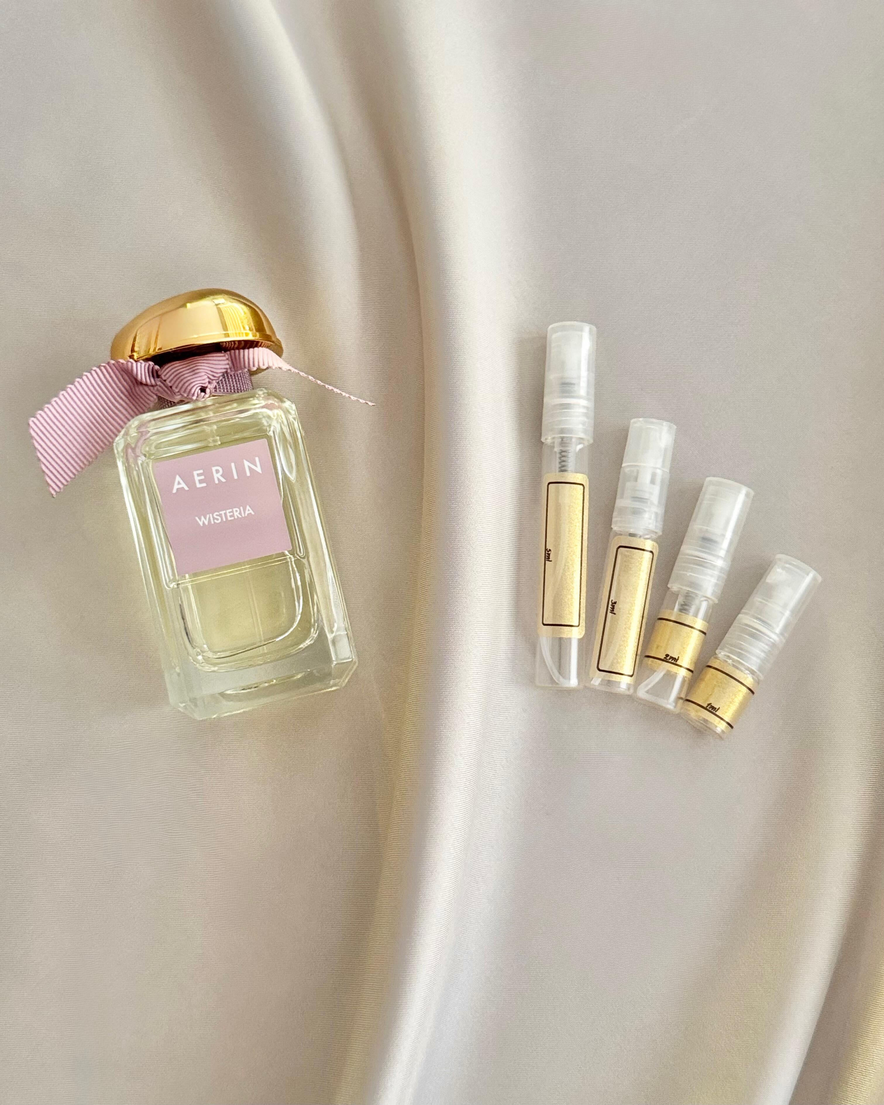 AERIN Wisteria with sample bottles