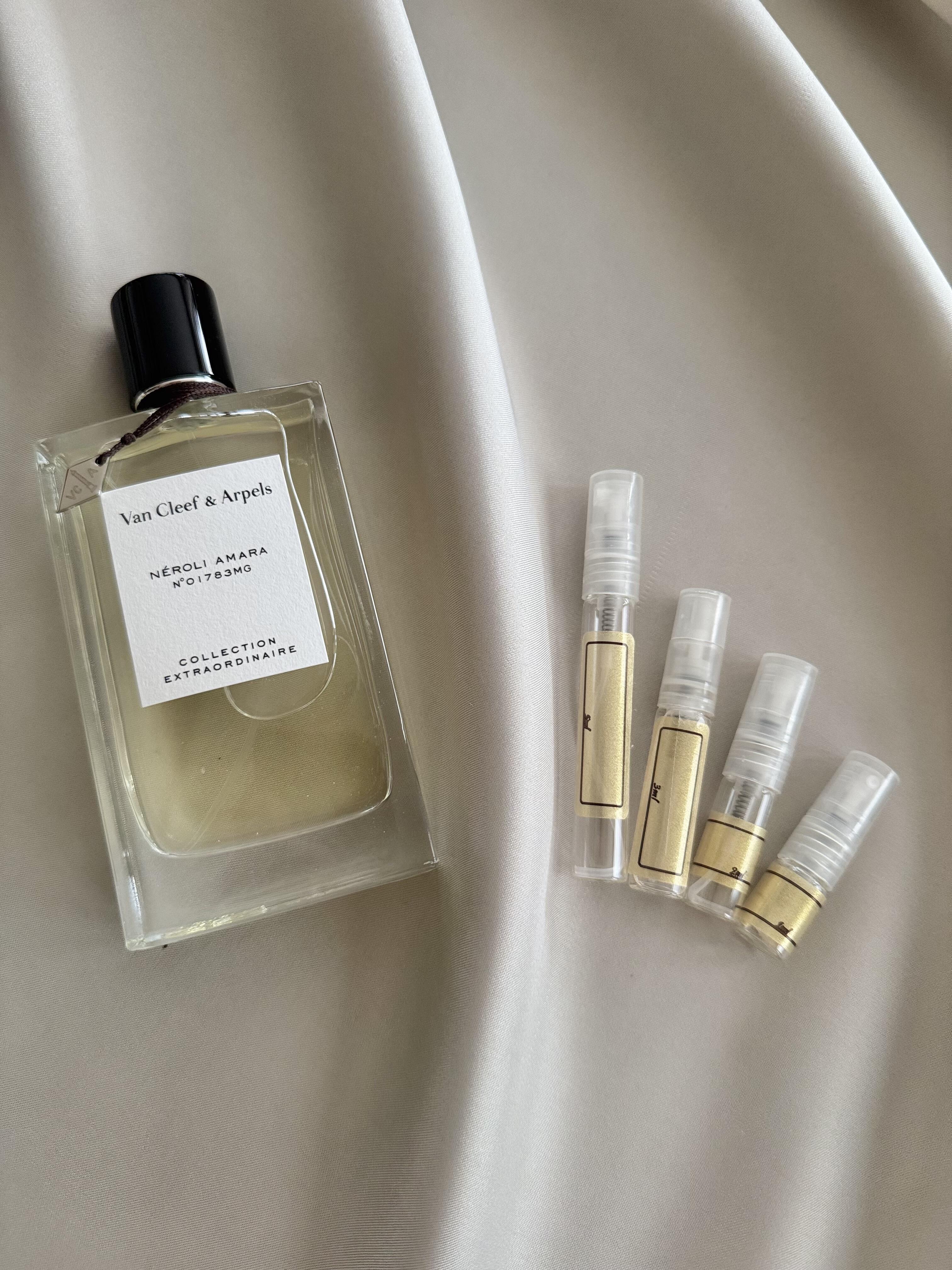 Van Cleef & Arpels Neroli Amara with sample bottles