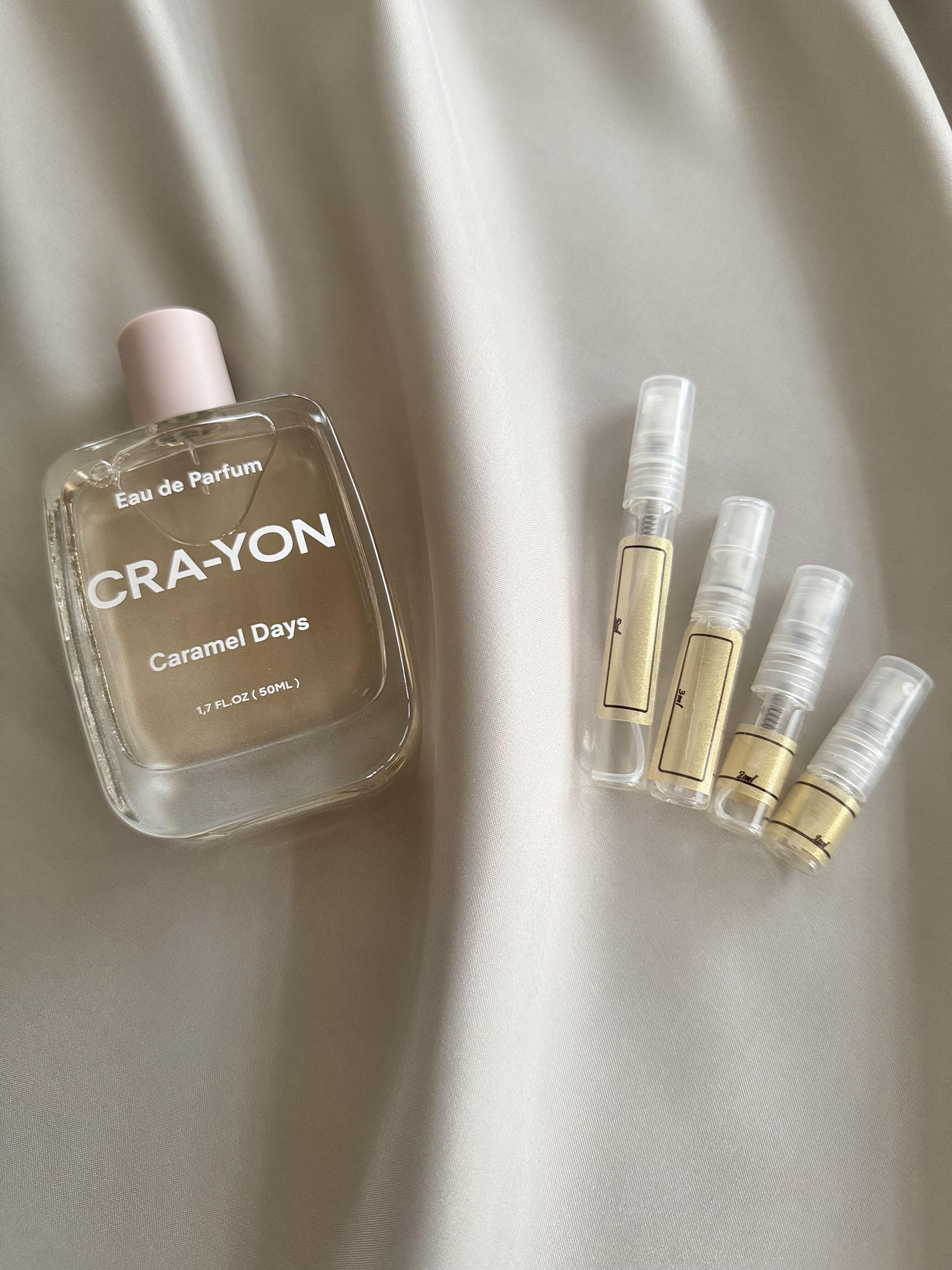 CRA-YON Caramel Days with sample bottles