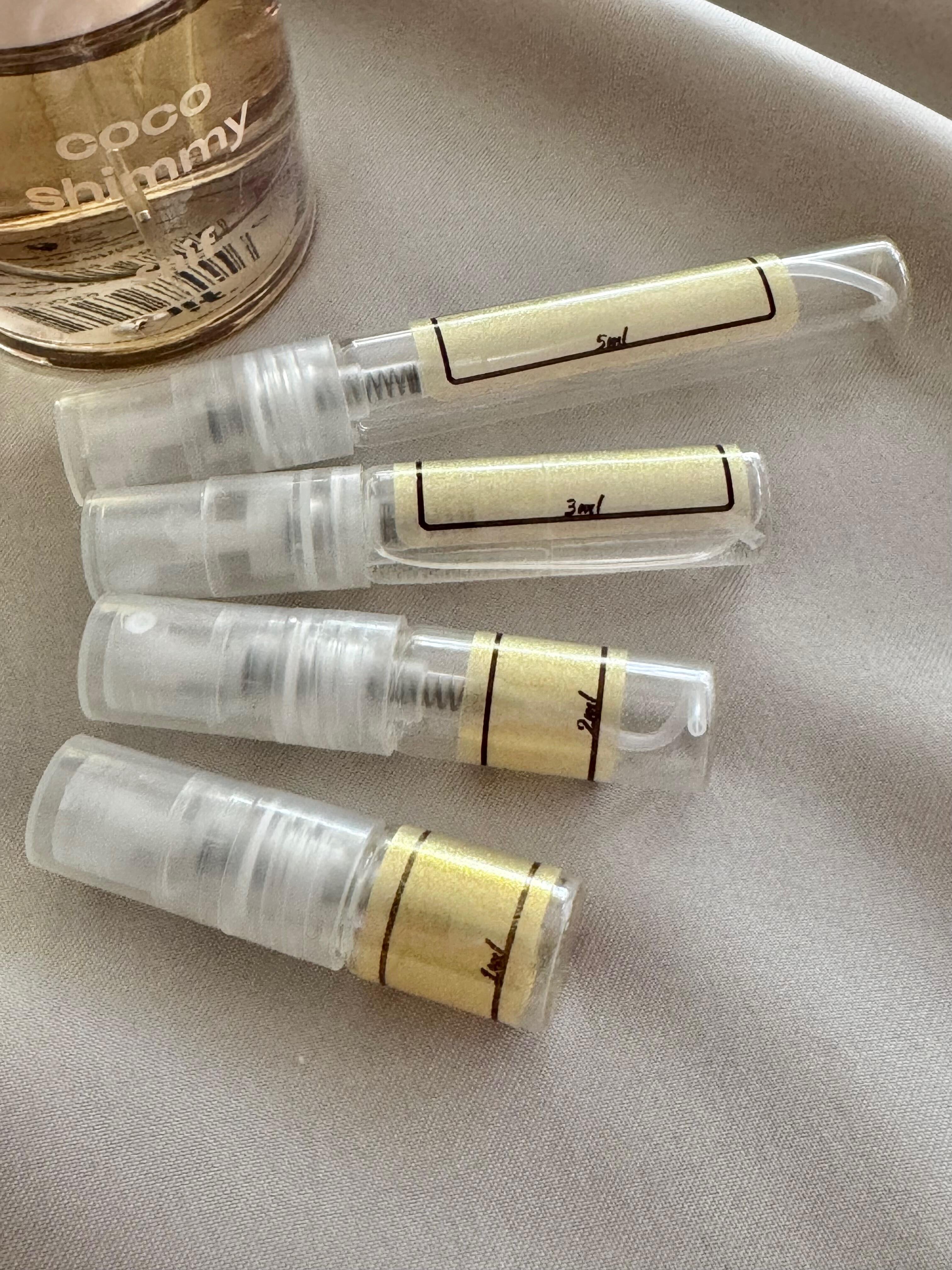 Snif Coco Shimmy and sample bottles