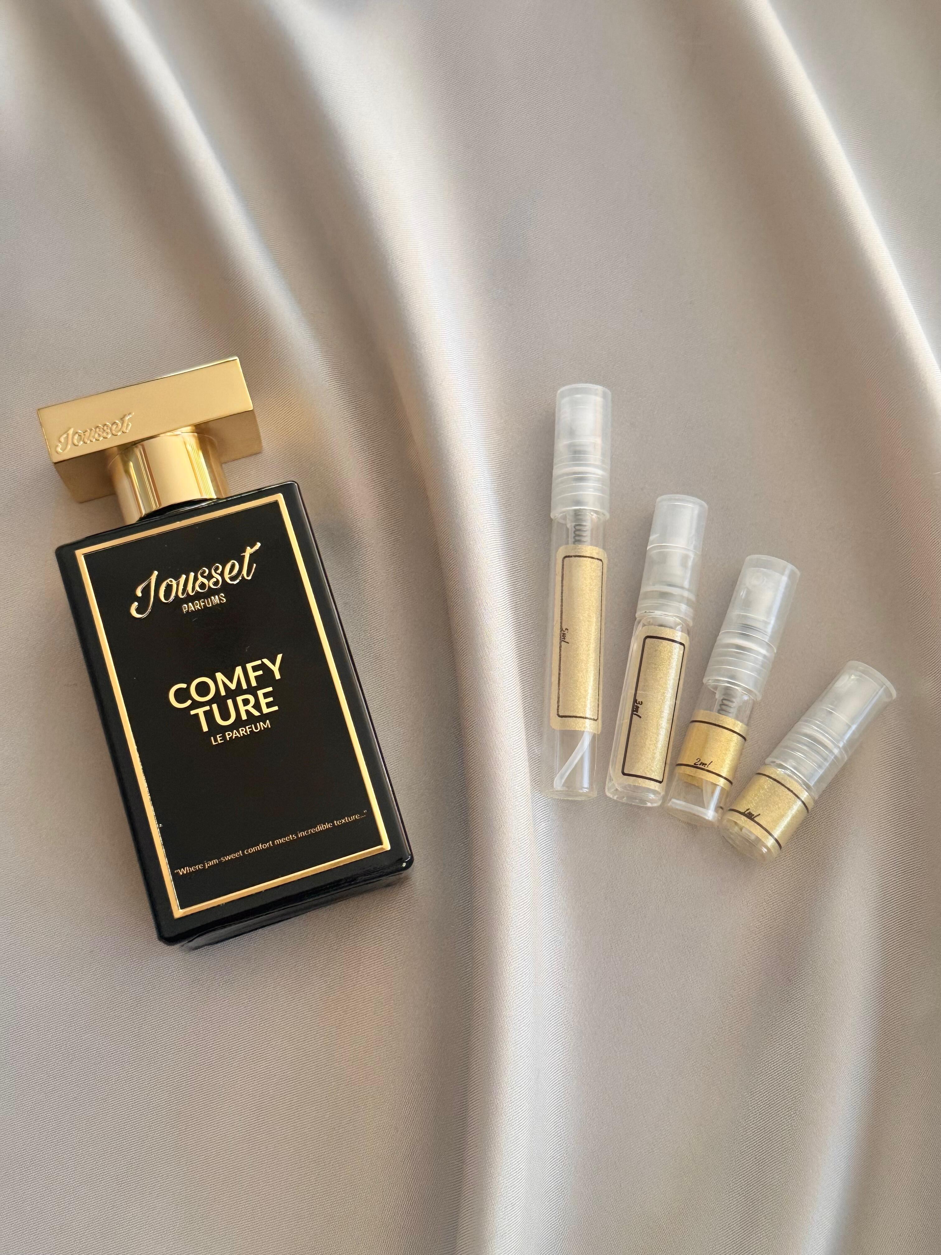Jousset Parfums Comfy Ture with sample bottles