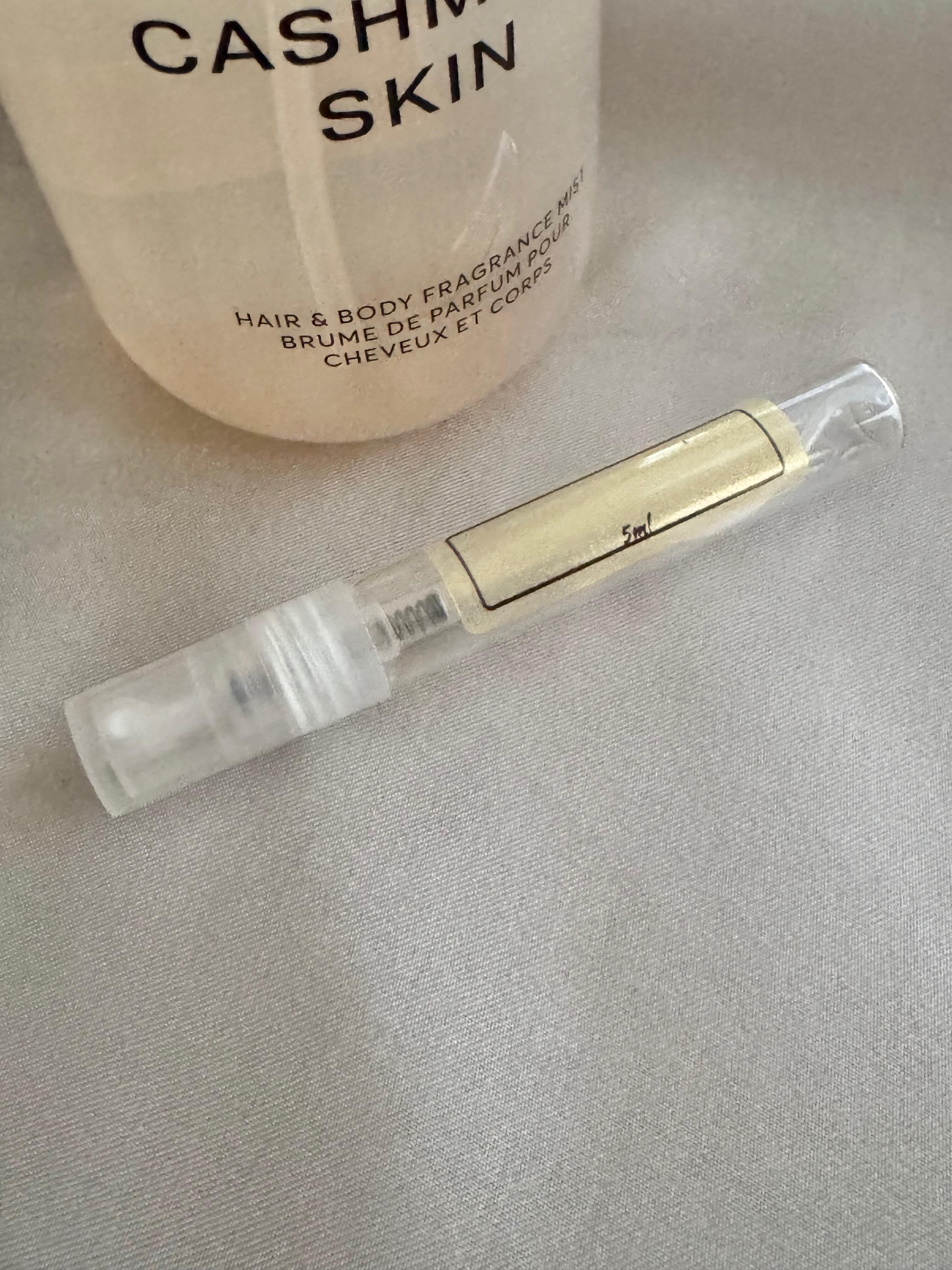Phlur Cashmere Skin with sample bottle