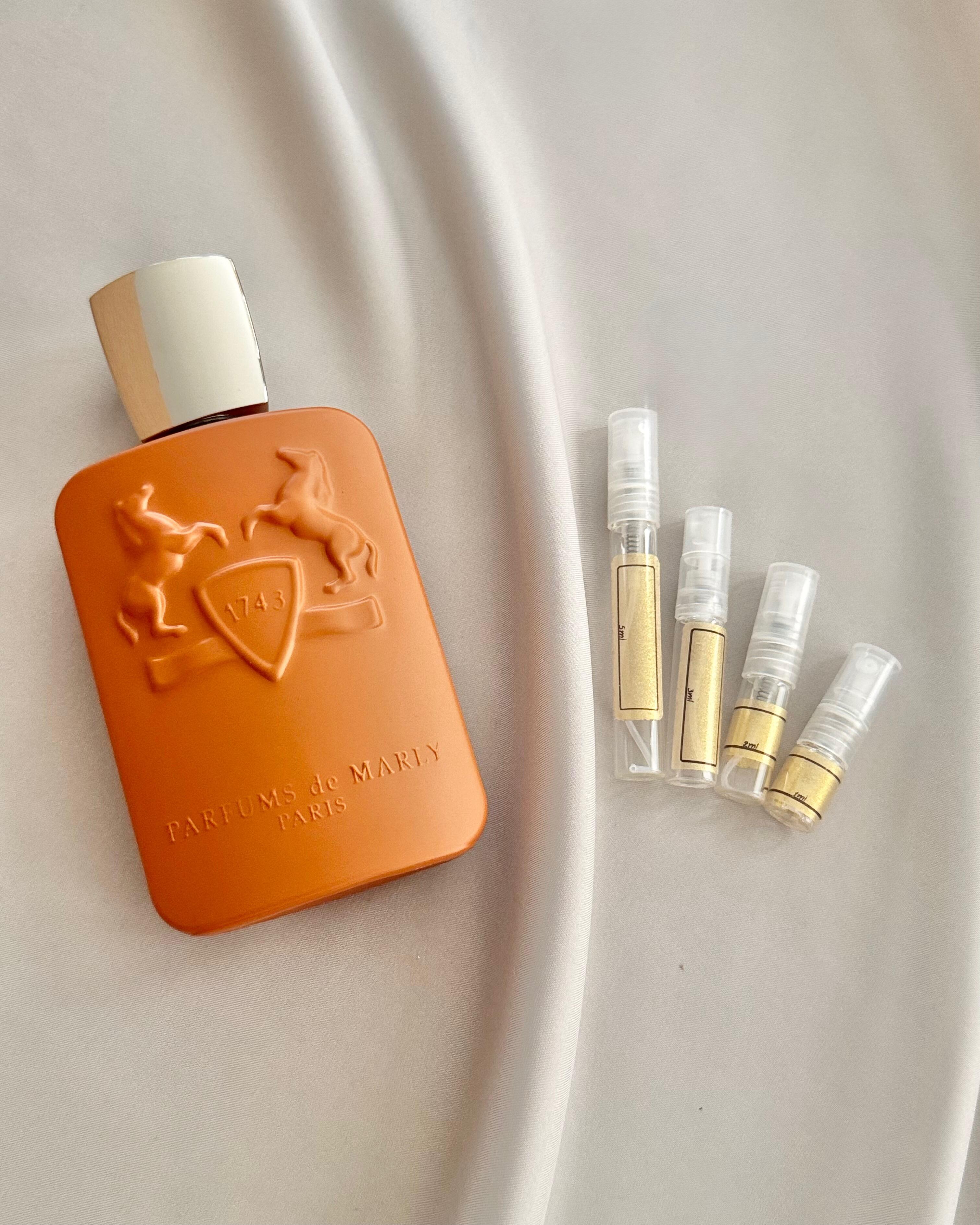 Parfums De Marly Althair with sample bottles