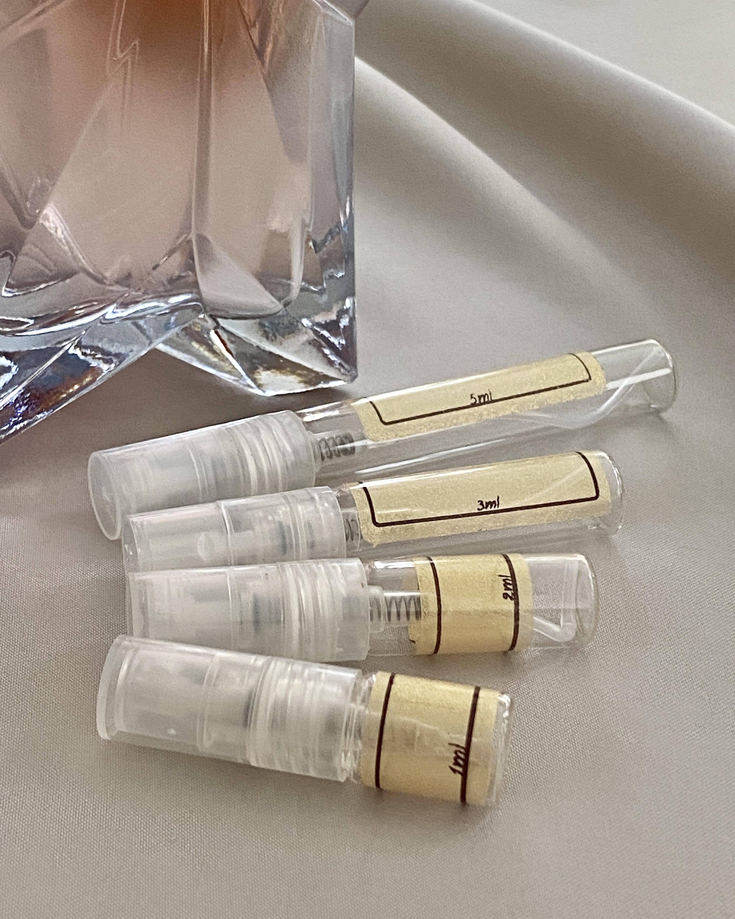 Mugler Angel Blush and sample bottles