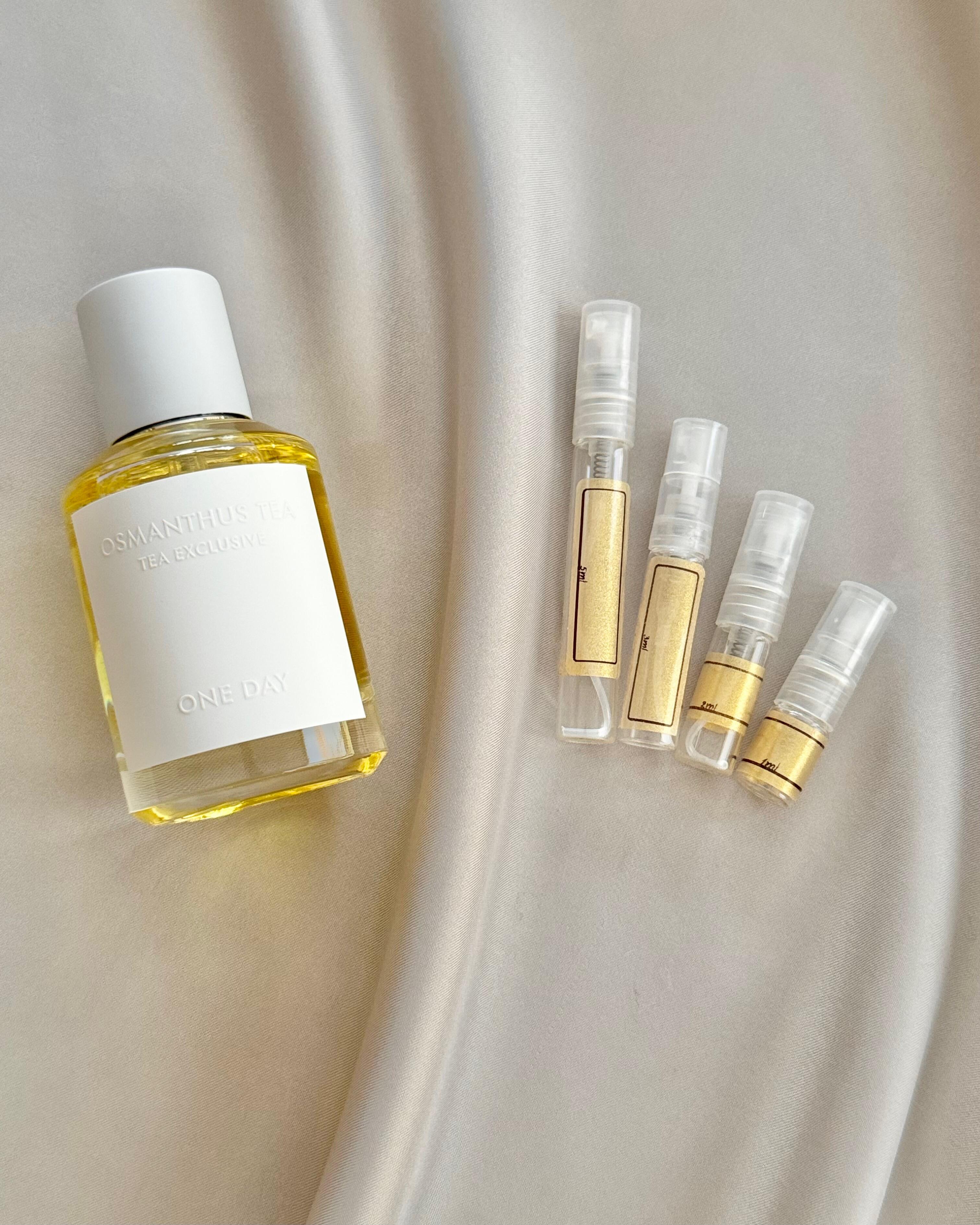 One Day Osmanthus Tea with sample bottles