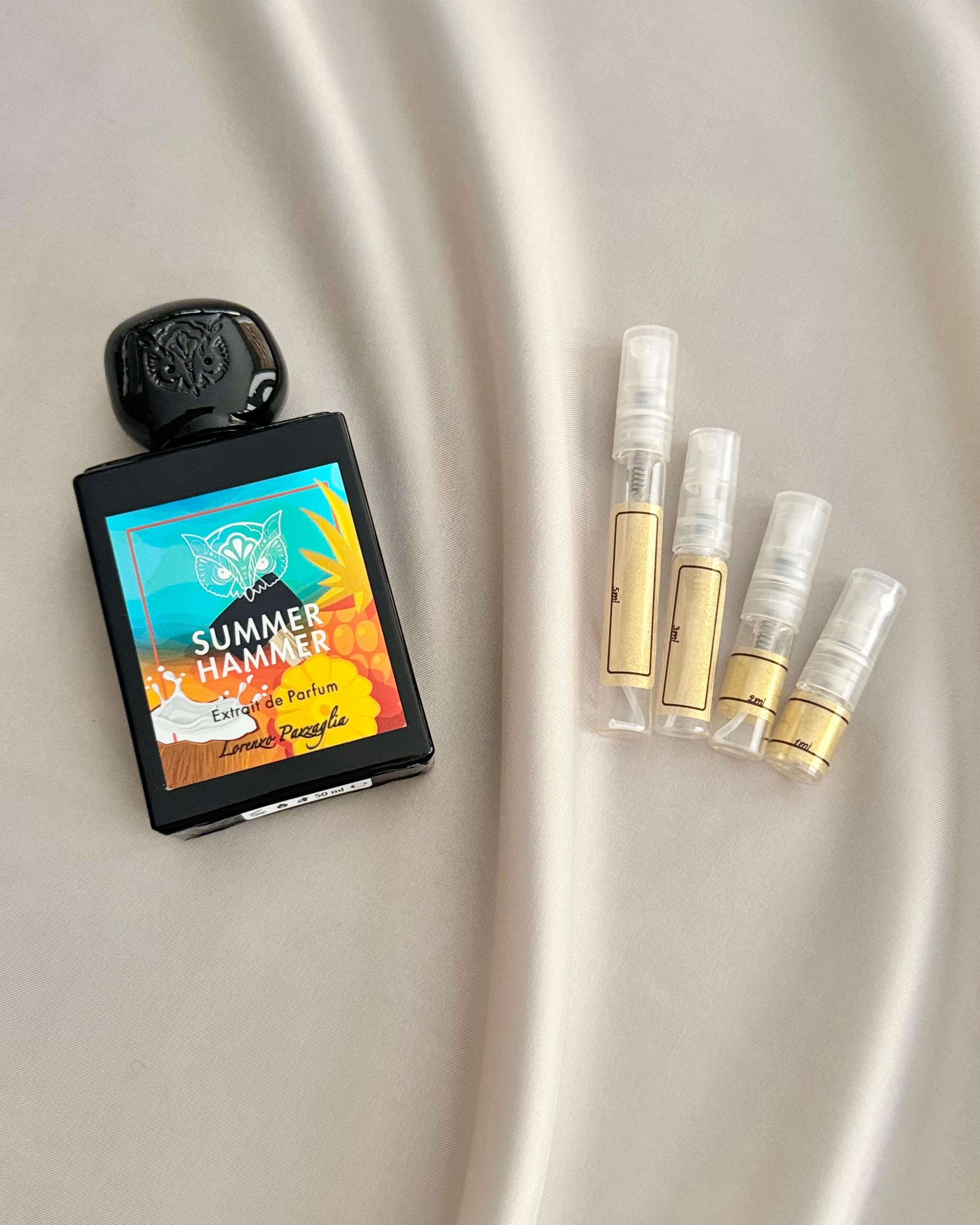 Lorenzo Pazzaglia Summer Hammer and sample bottles