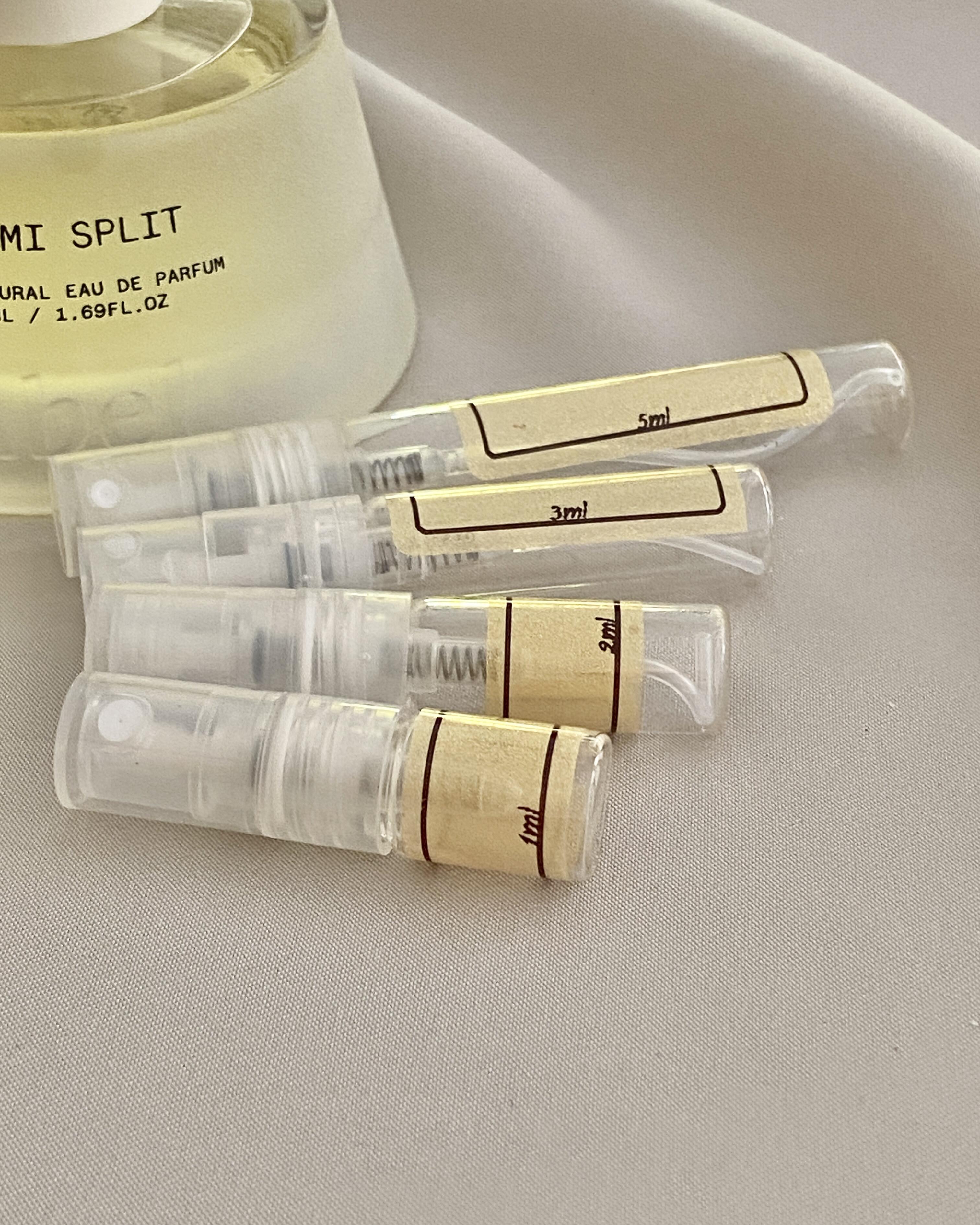 Abel Miami Split and sample bottles