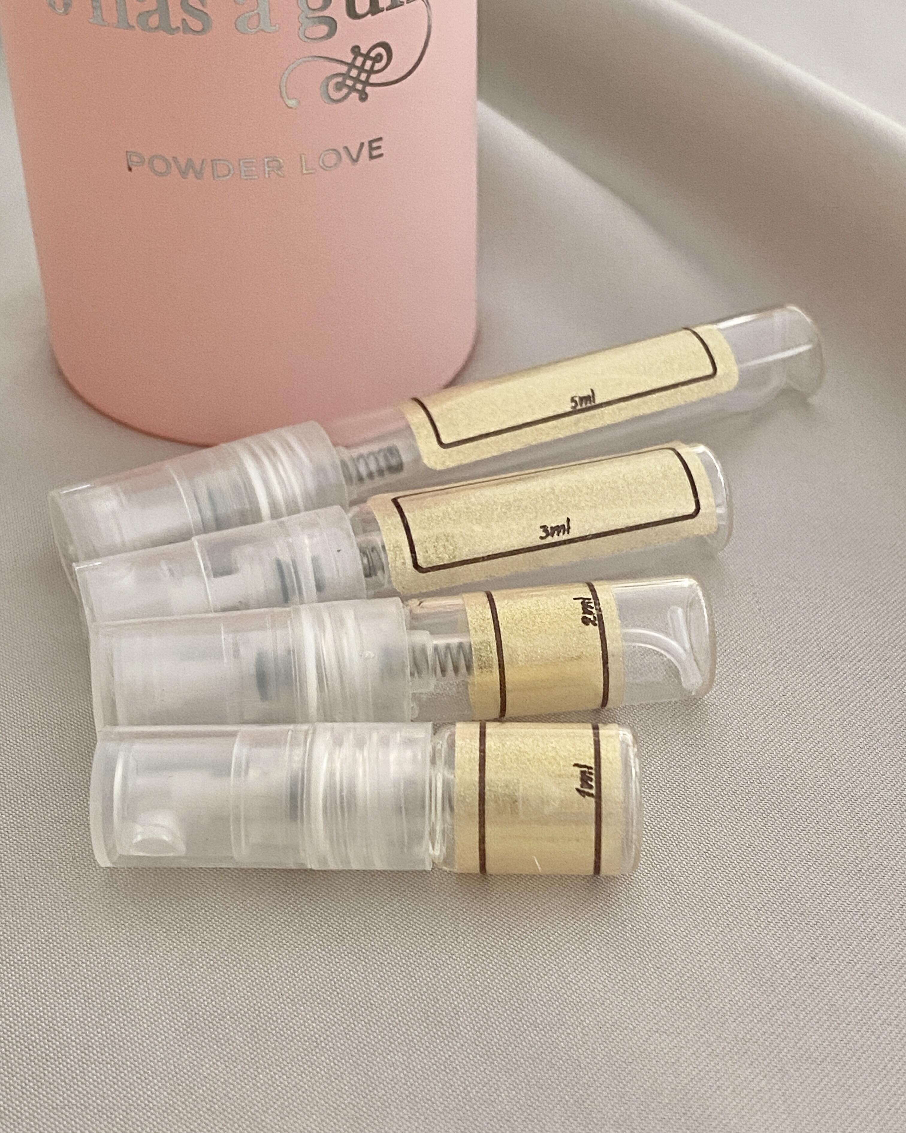 Juliette Has A Gun Powder Love and sample bottles