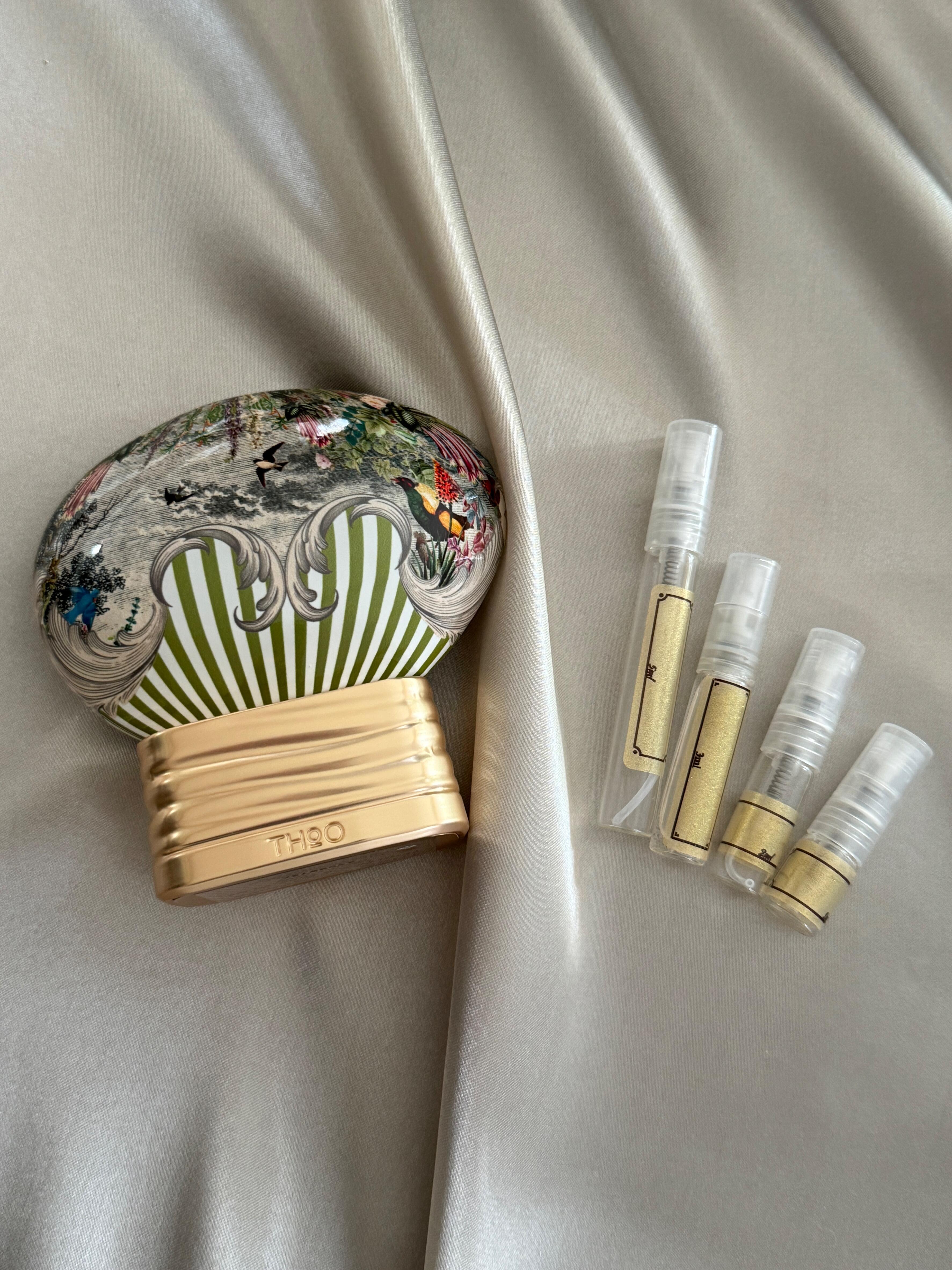The House of Oud Wabisabi Perfume with sample bottles