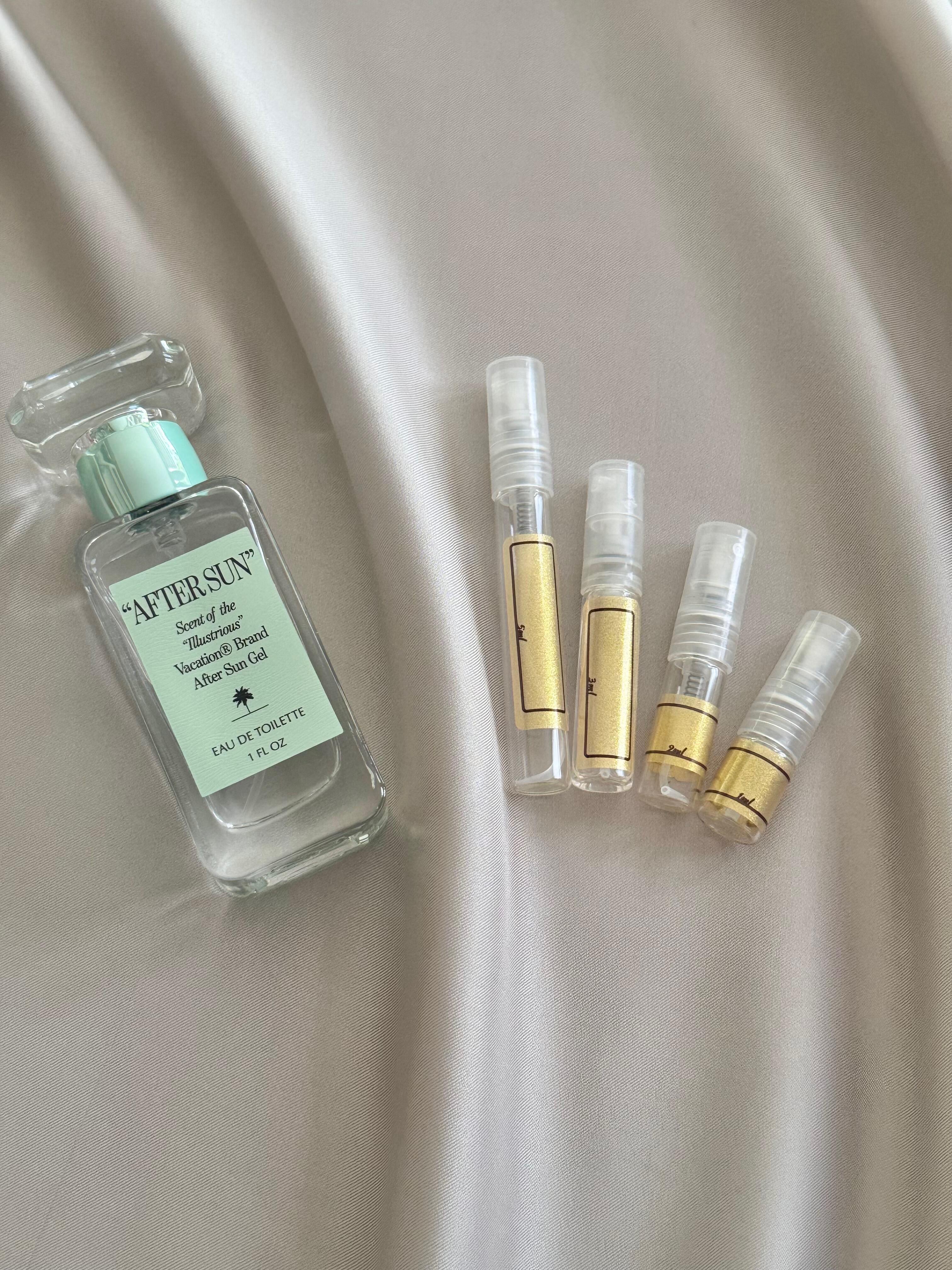 Vacation After Sun with sample bottles