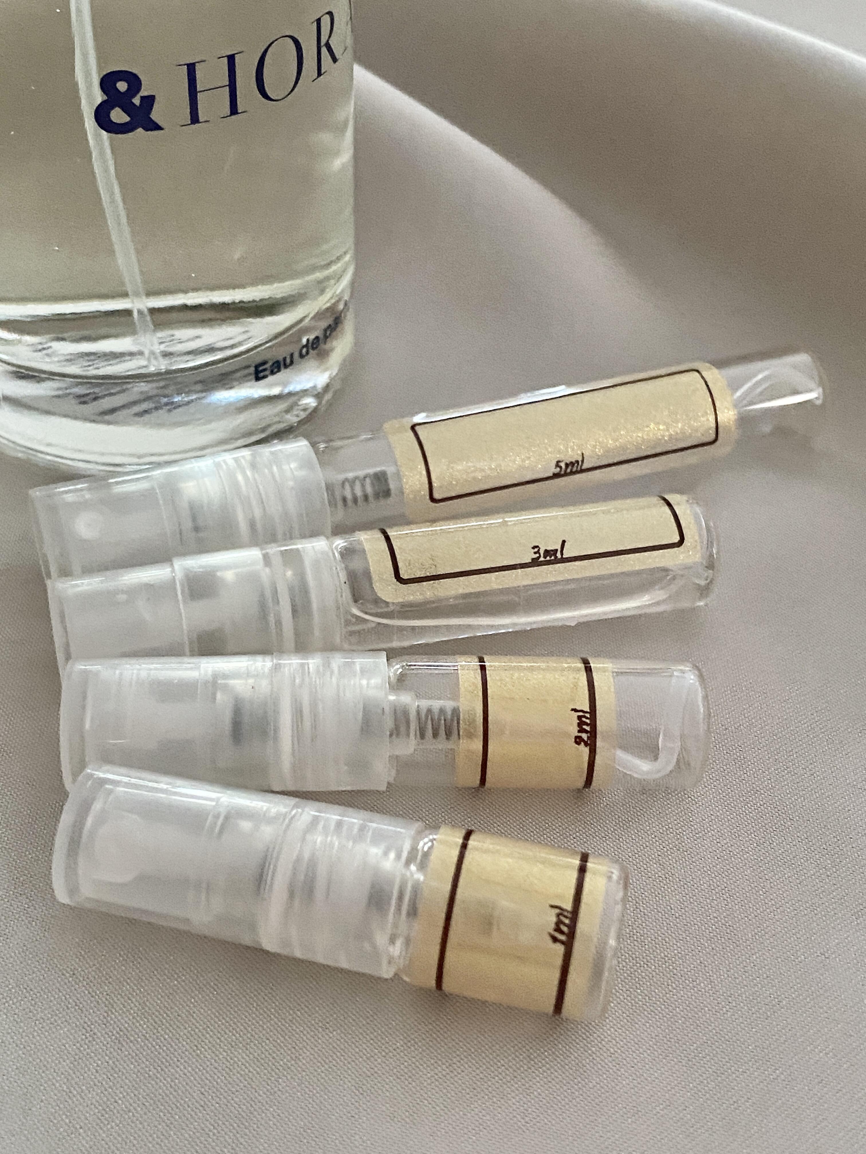 Horace & Horace and sample bottles