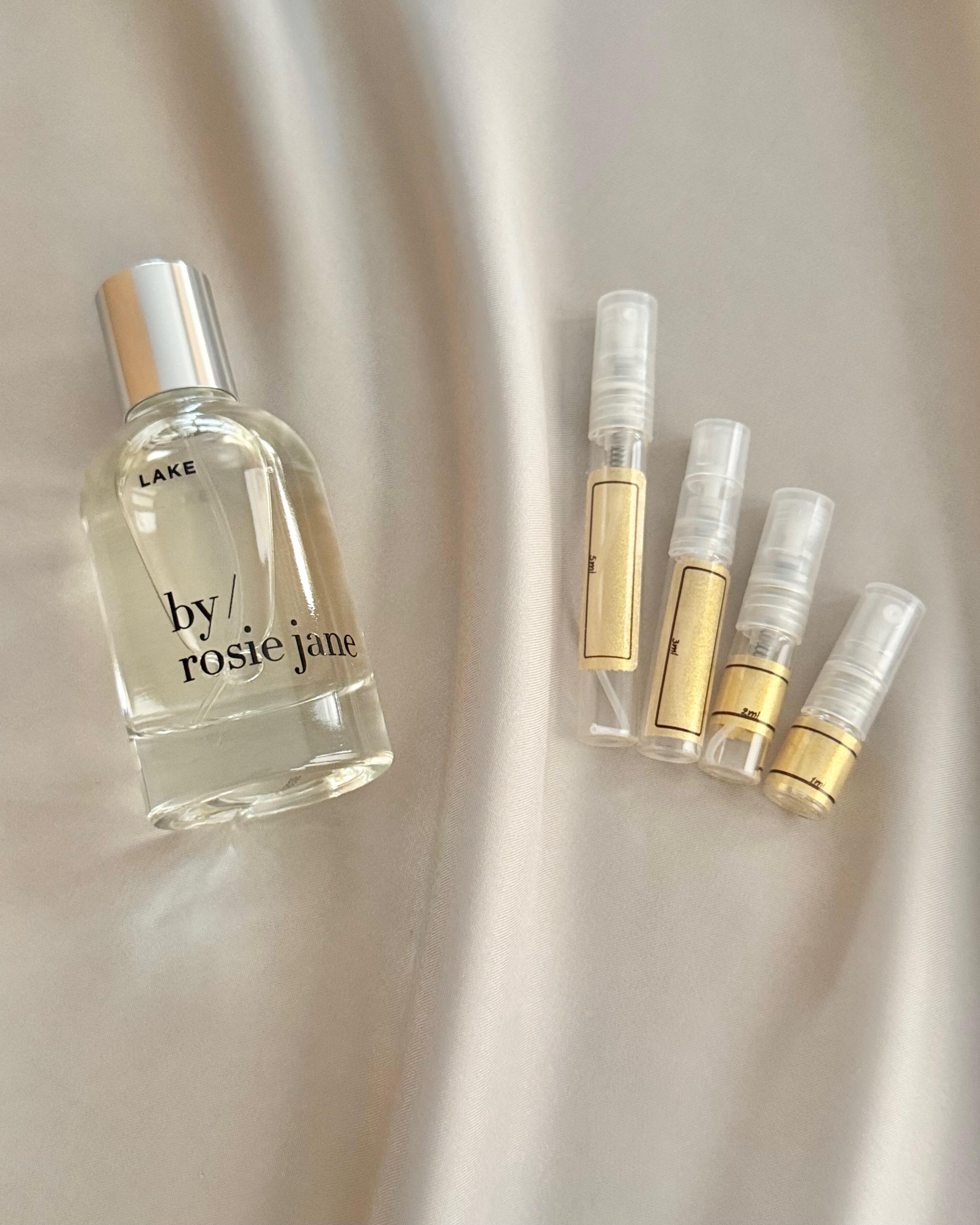 By / Rose Jane Lake with sample bottles