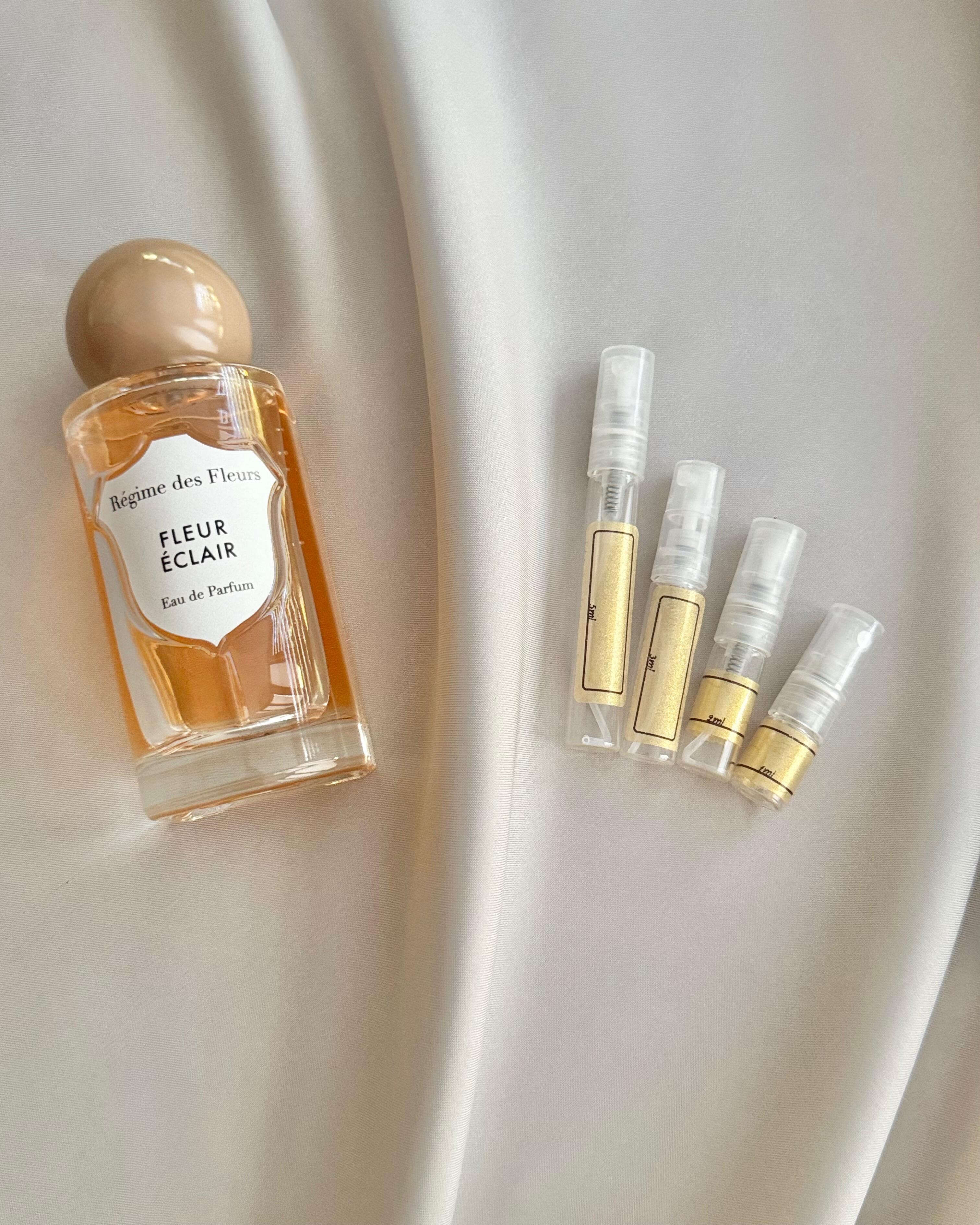 Regime Des Fleurs Fleur Eclair with sample bottles